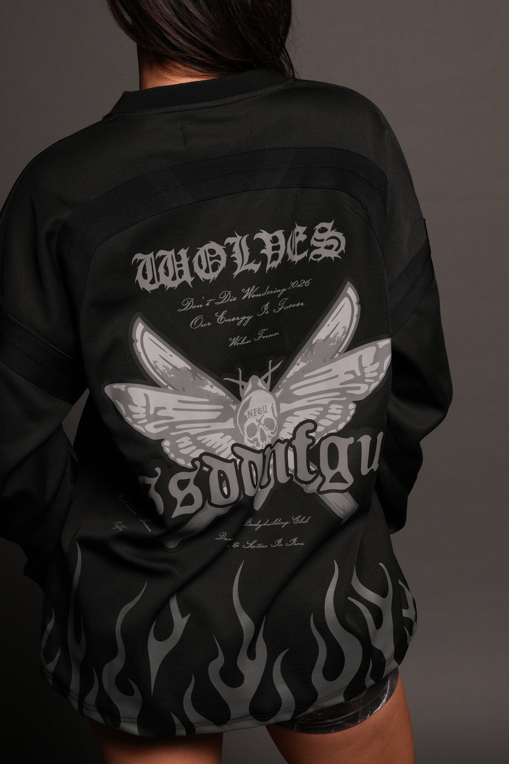 Mori Frvr Bailey Motocross Jersey In Black/Black