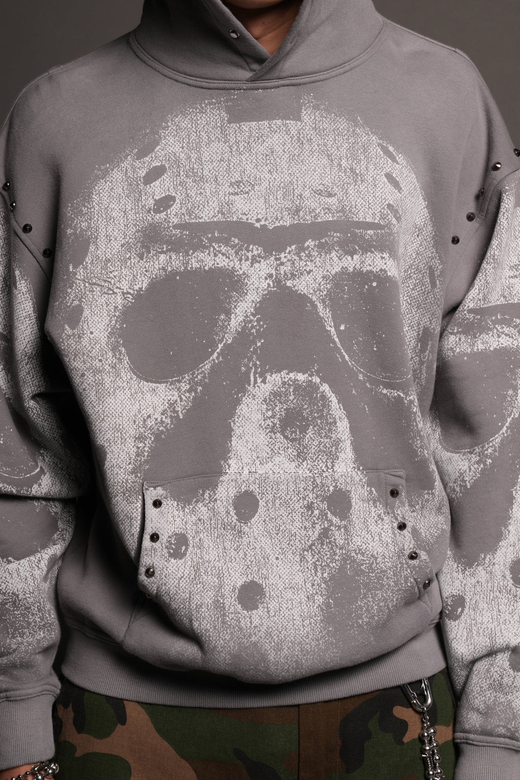 Jason Forever Cornell Hoodie In Dove Gray Drift Wash