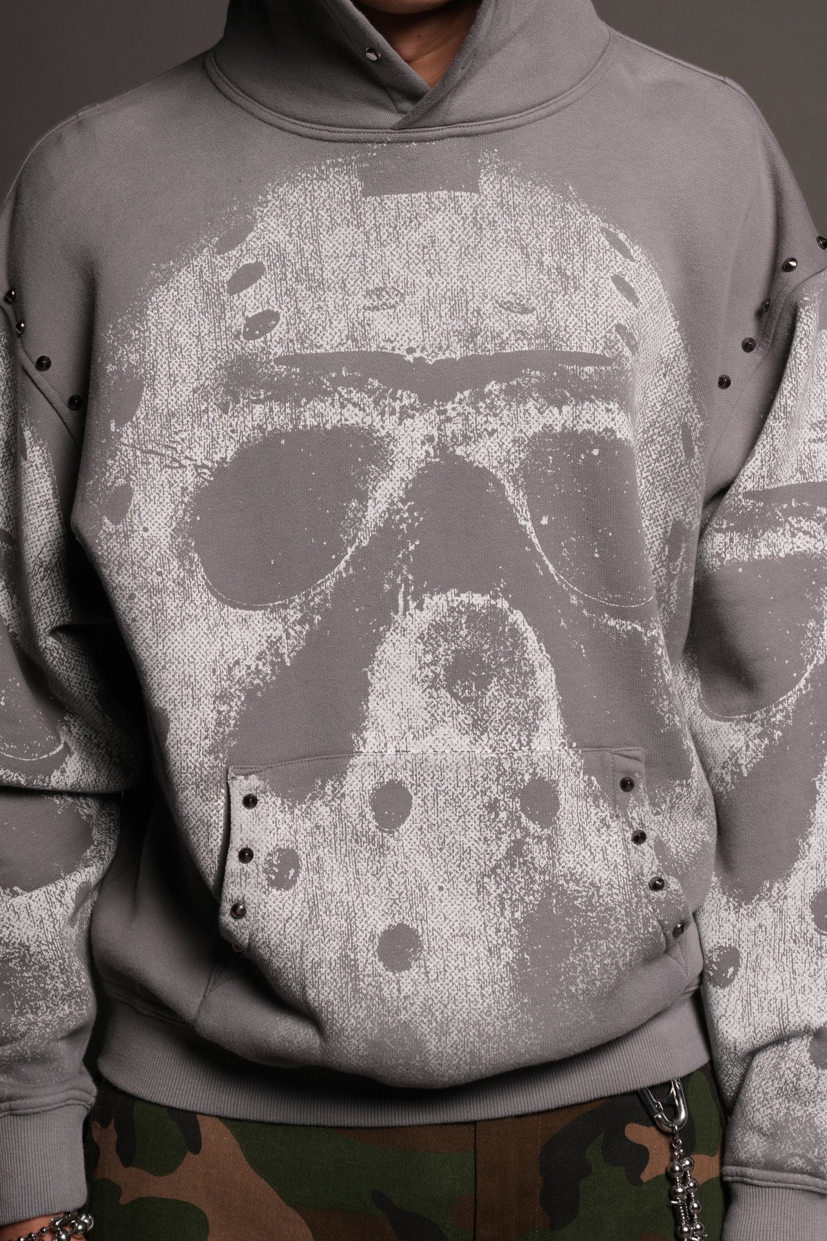 Jason Forever Cornell Hoodie In Dove Gray Drift Wash