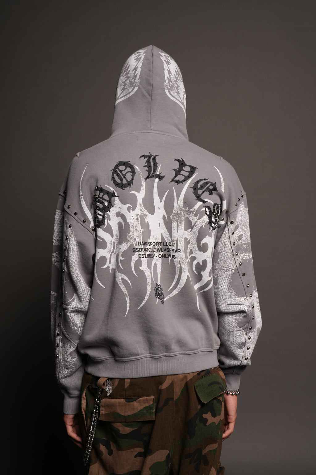 Jason Forever Cornell Hoodie In Dove Gray Drift Wash