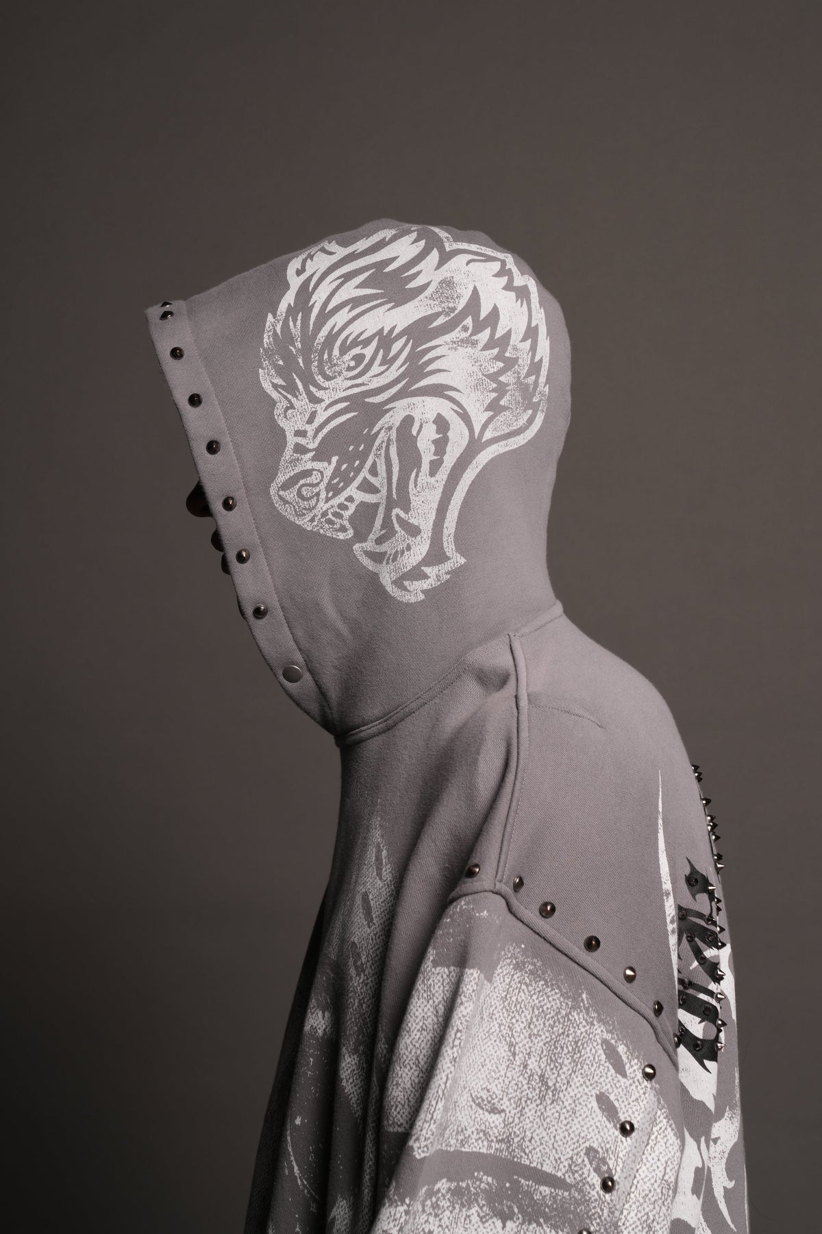 Jason Forever Cornell Hoodie In Dove Gray Drift Wash