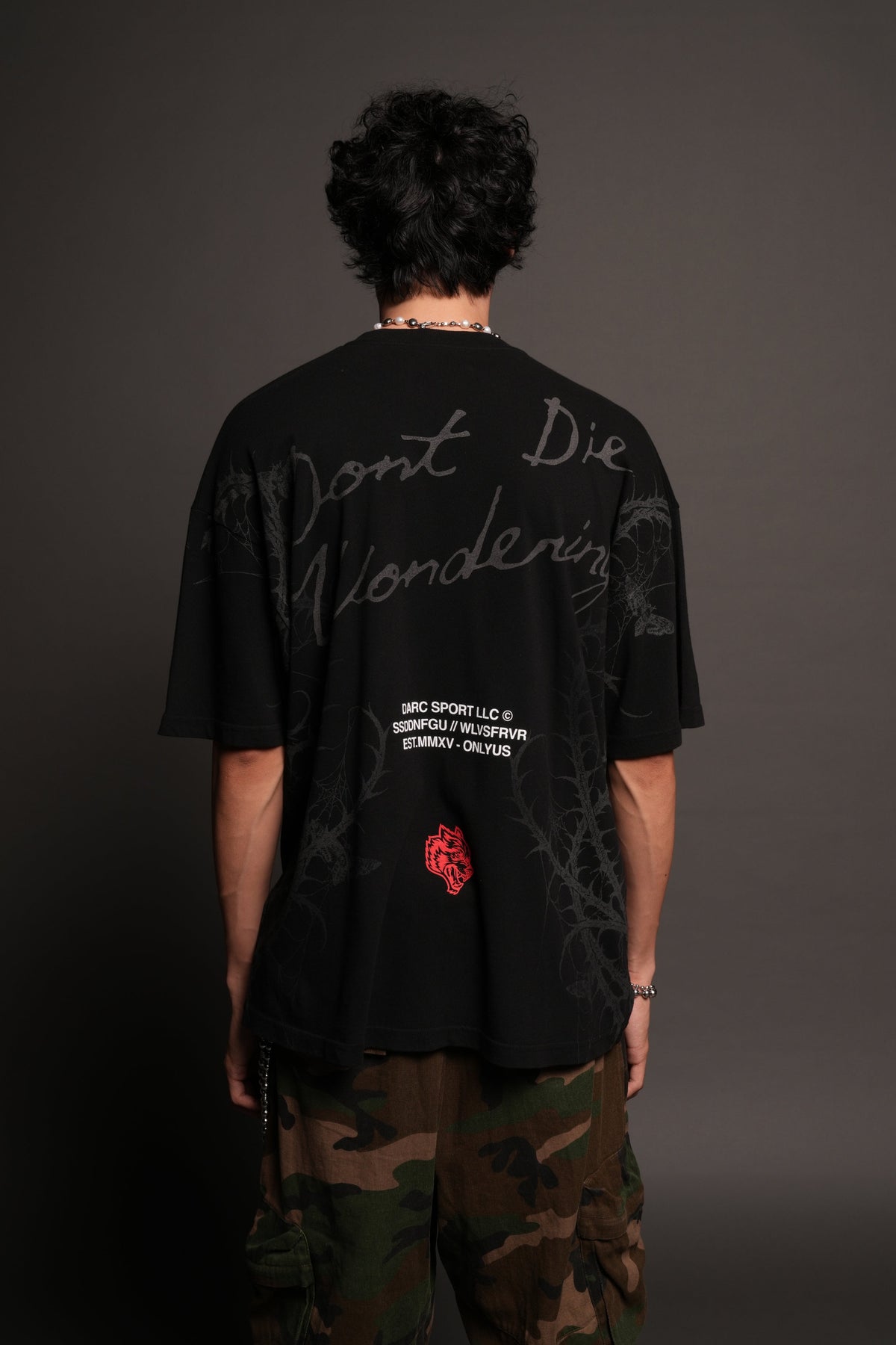 Dont Die Wondering Mystery Tee In Black