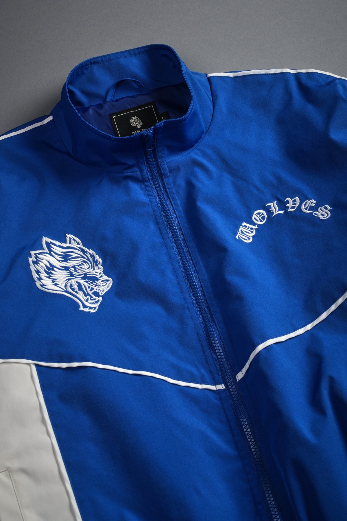 Wolf Chopper Quinn Track Jacket in Darc Cobalt/Cream - imagem 10