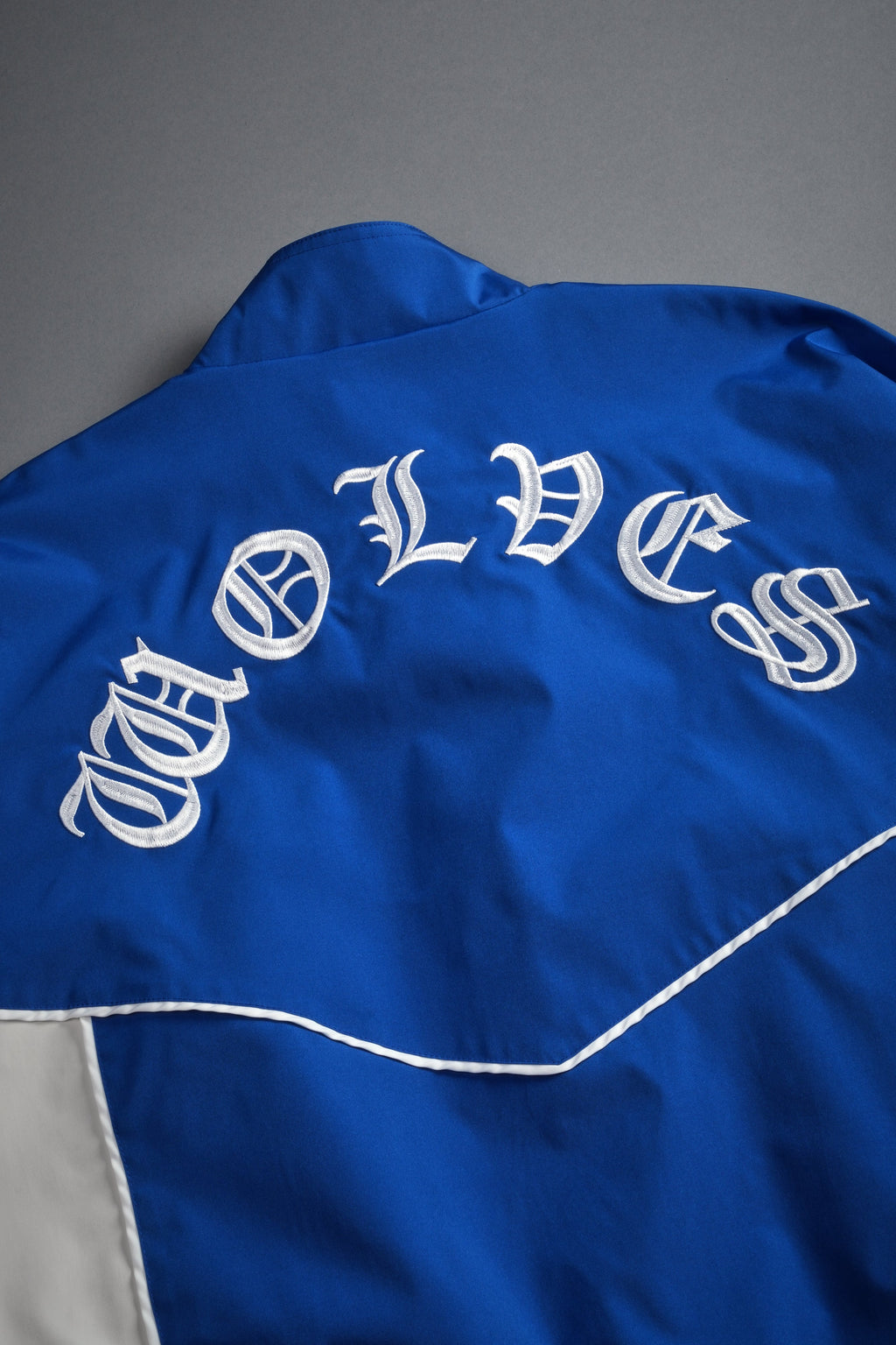 Wolf Chopper Quinn Track Jacket in Darc Cobalt/Cream - imagem 12