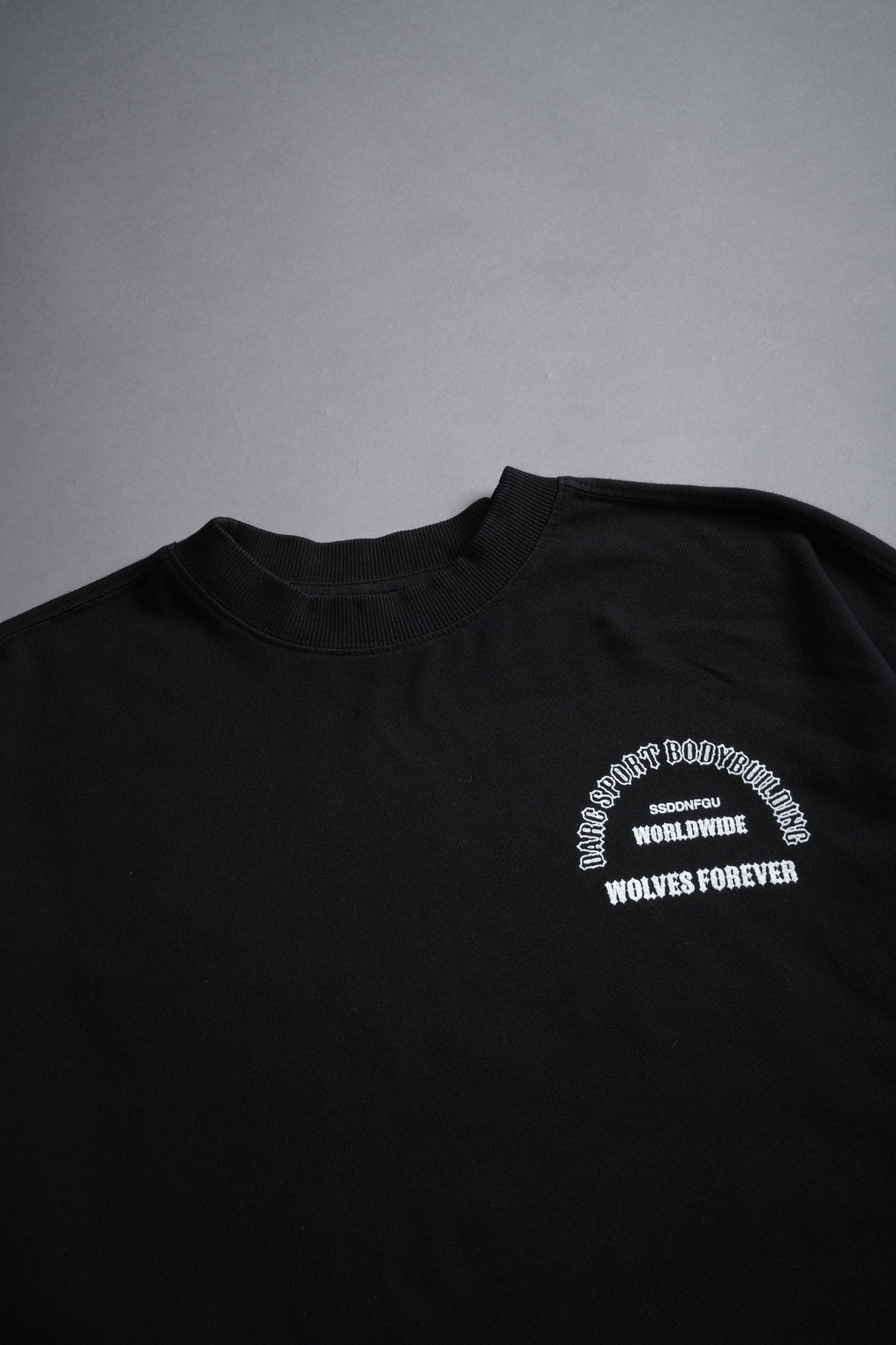 The One You Feed V2 "Premium" Oversized (Cropped) Tee in Black — imagem 6