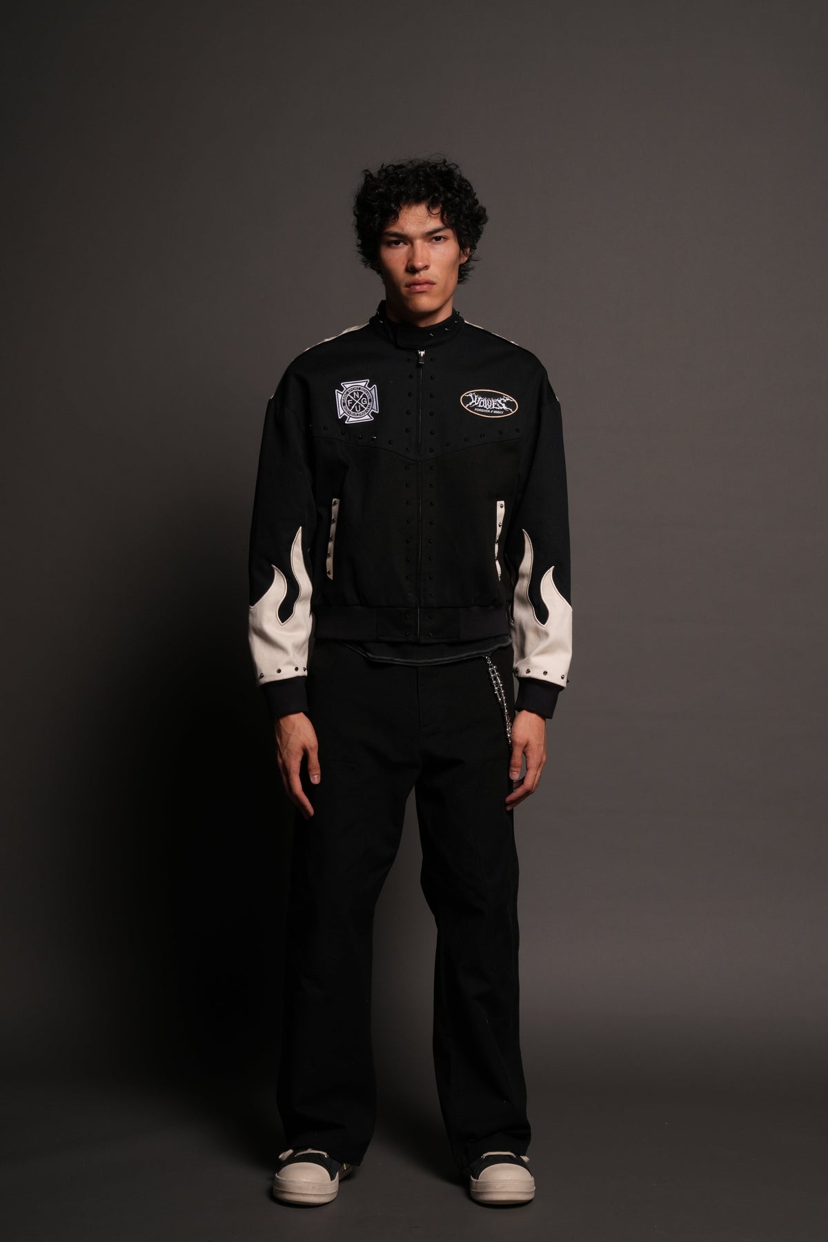 Mori Thorns Gordon Racing Jacket In Black/Navy