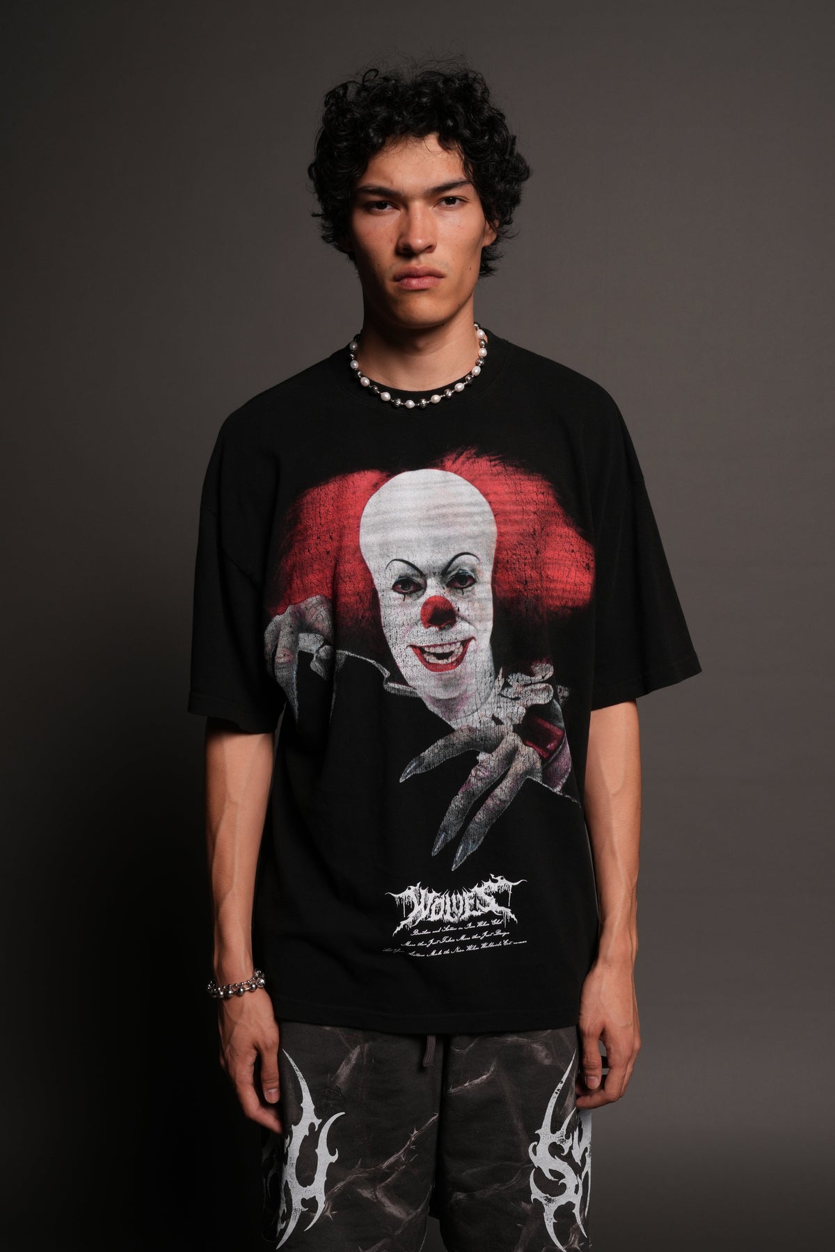 Pennywise Premium Oversized Tee In Black