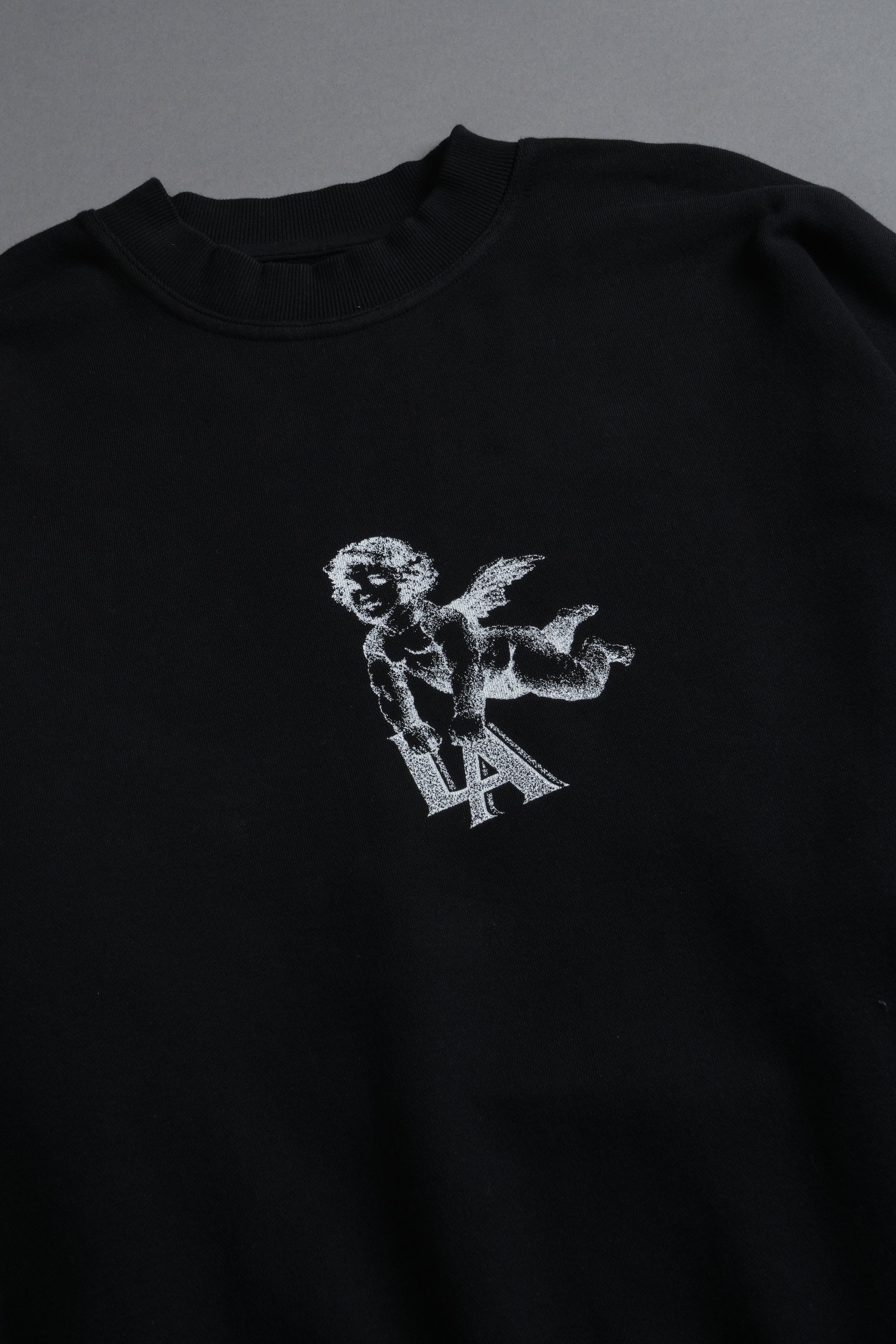La Cherub London Crewneck in Black — imagem 9