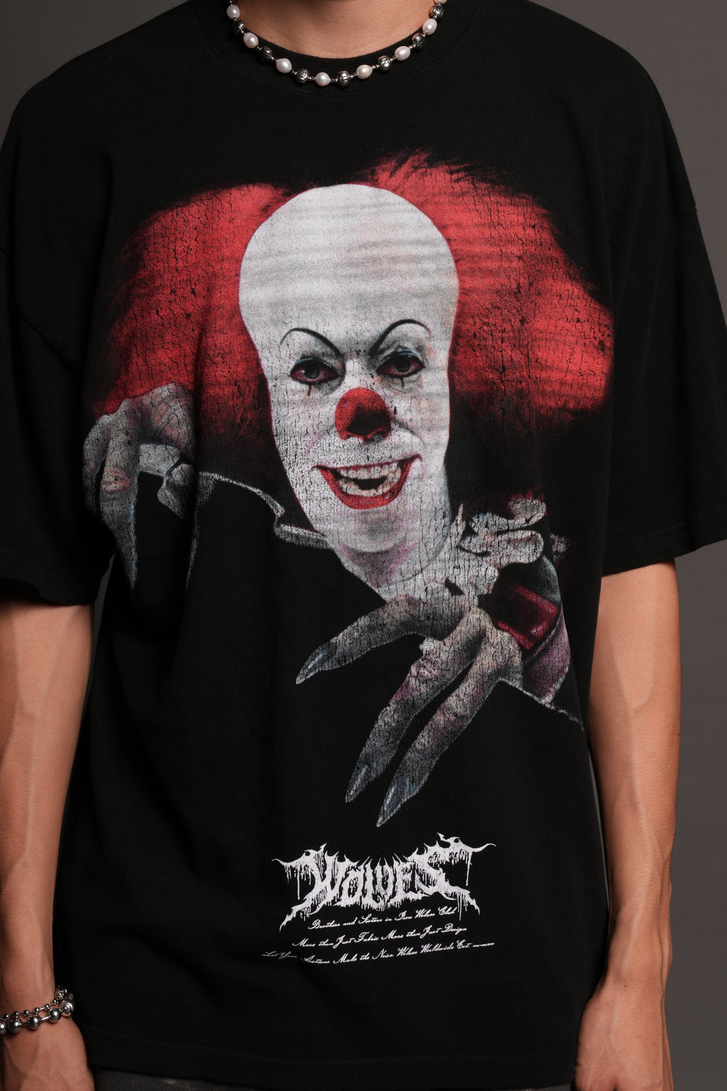 Pennywise Premium Oversized Tee In Black