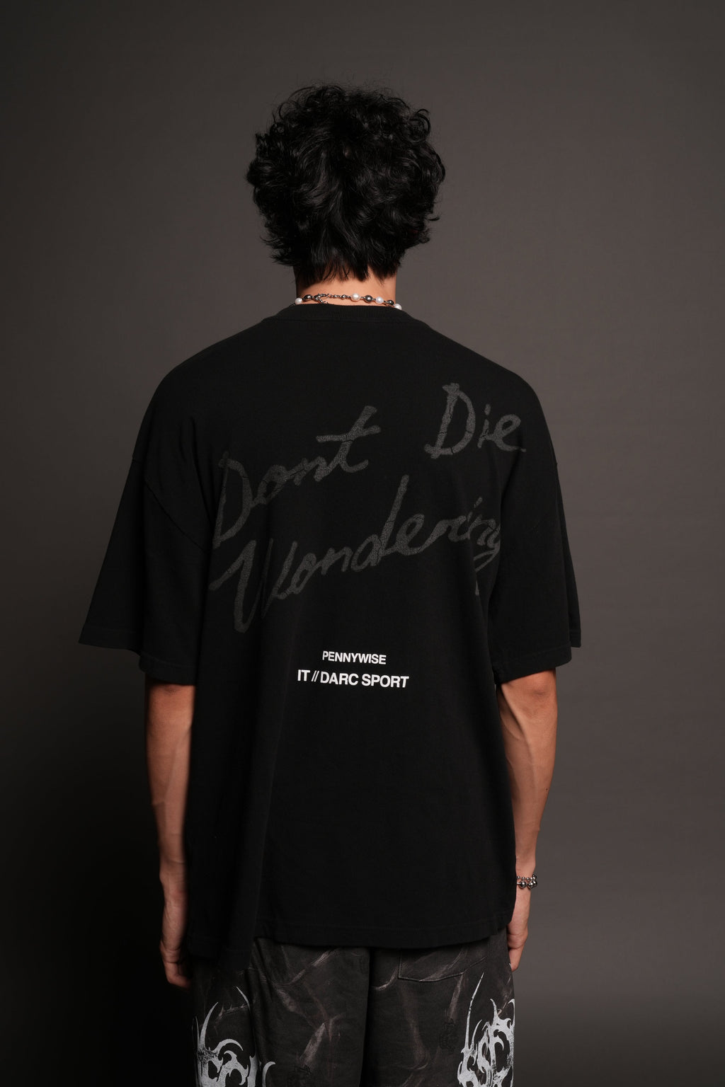 Pennywise Premium Oversized Tee In Black