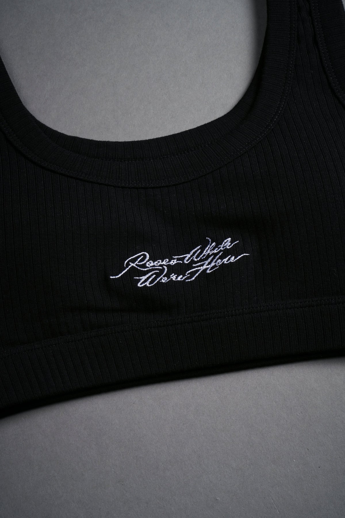 Roses While We're Here Wellness Bra in Black - imagem 7