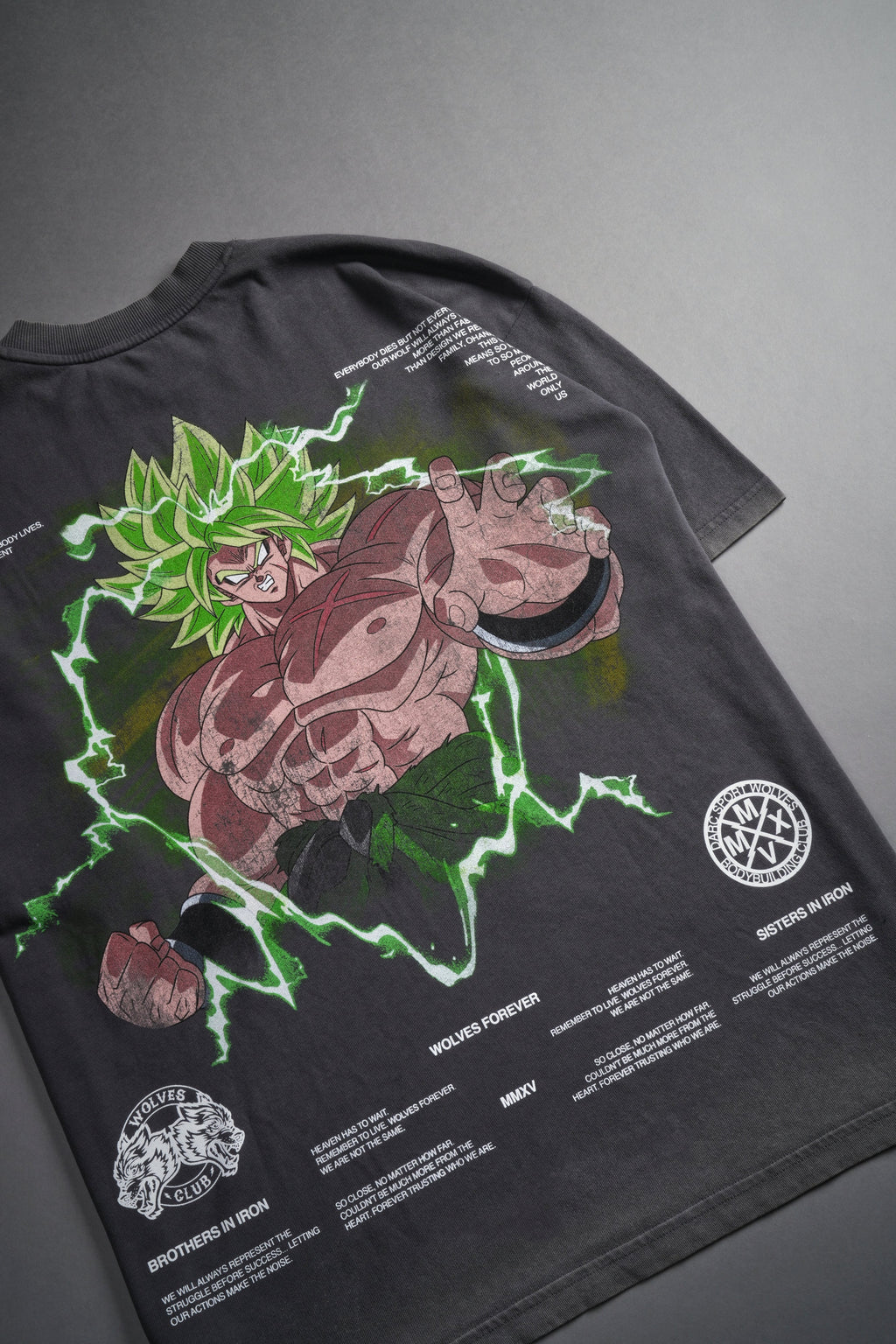 Absolute Form "Premium" Oversized Tee in Wolf Gray — imagem 8
