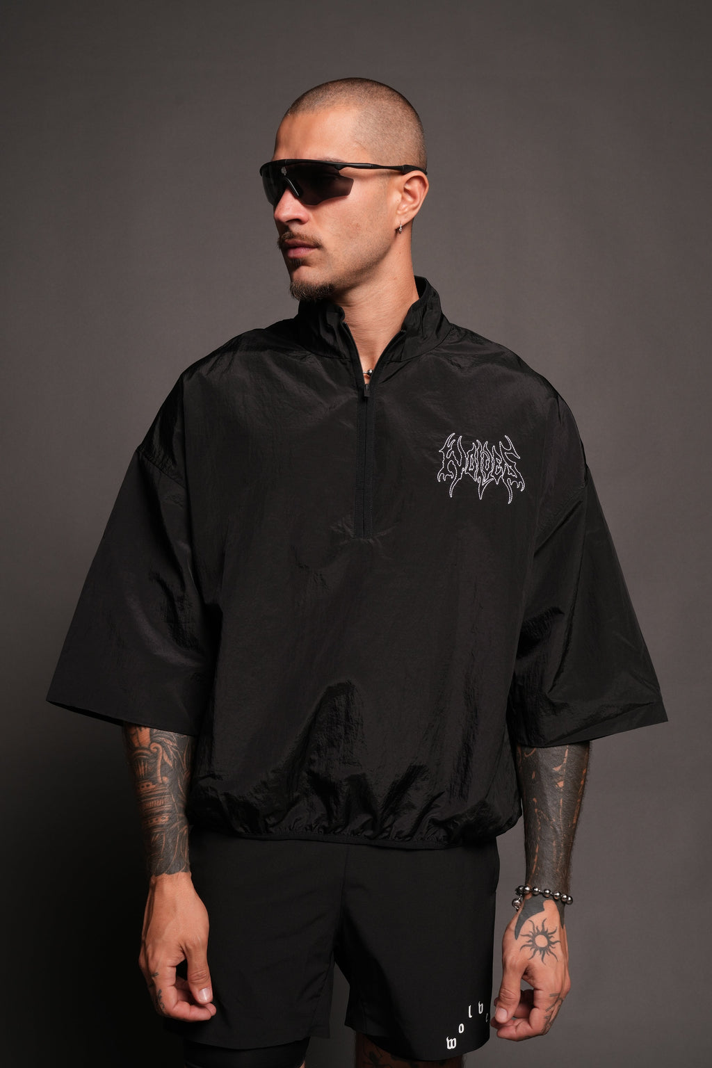 Hesh Forever V2 Mcguire Nylon Pullover In Black - imagem 4
