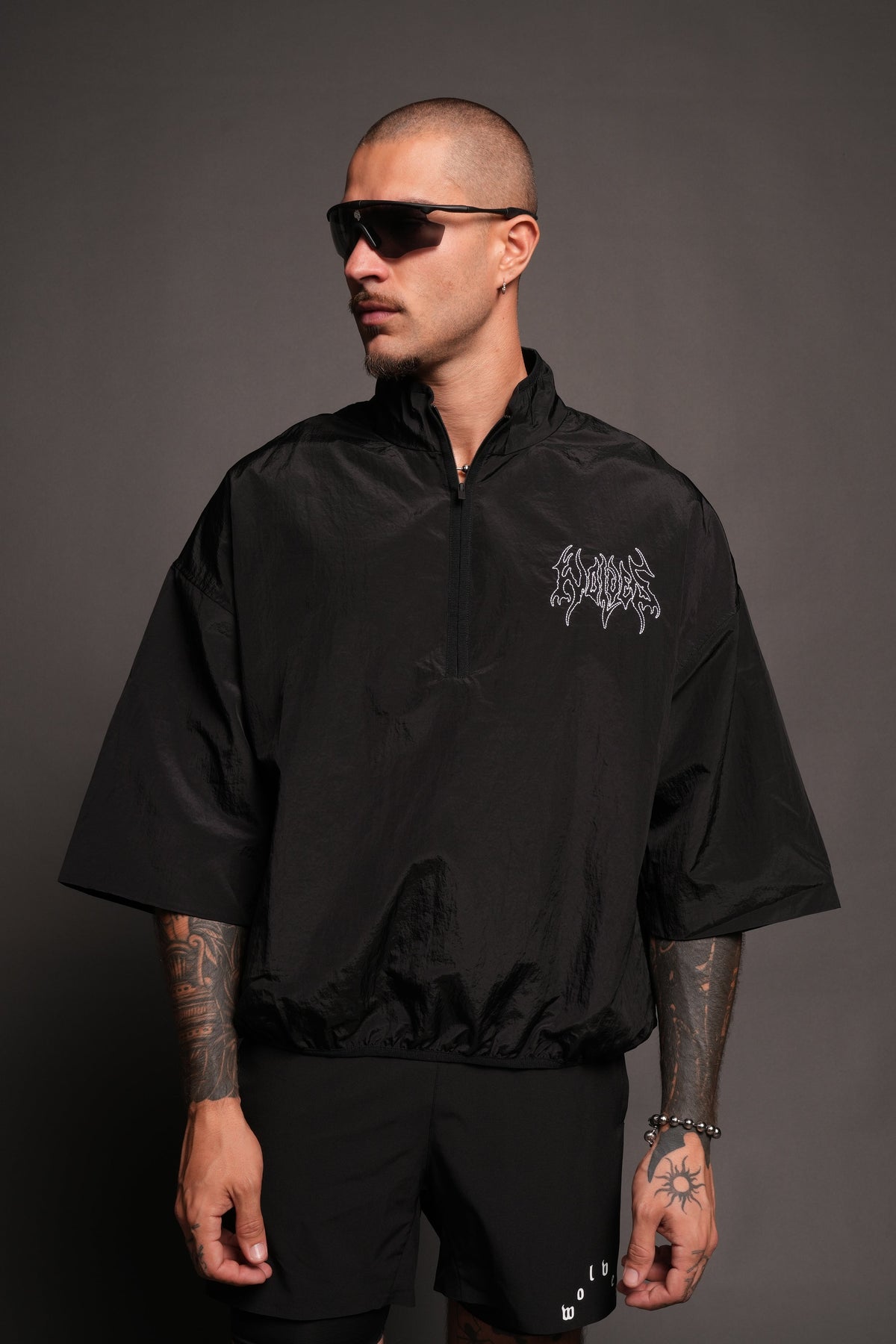 Hesh Forever V2 Mcguire Nylon Pullover In Black - imagem 4