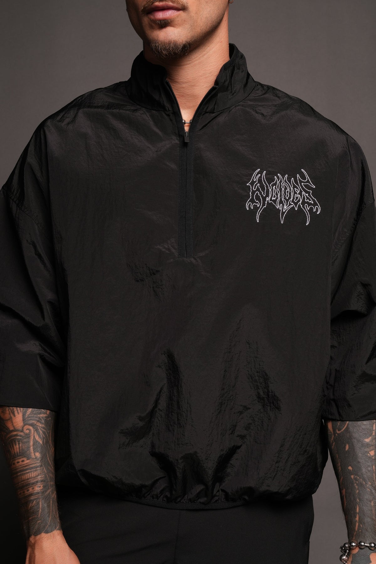 Hesh Forever V2 Mcguire Nylon Pullover In Black - imagem 7