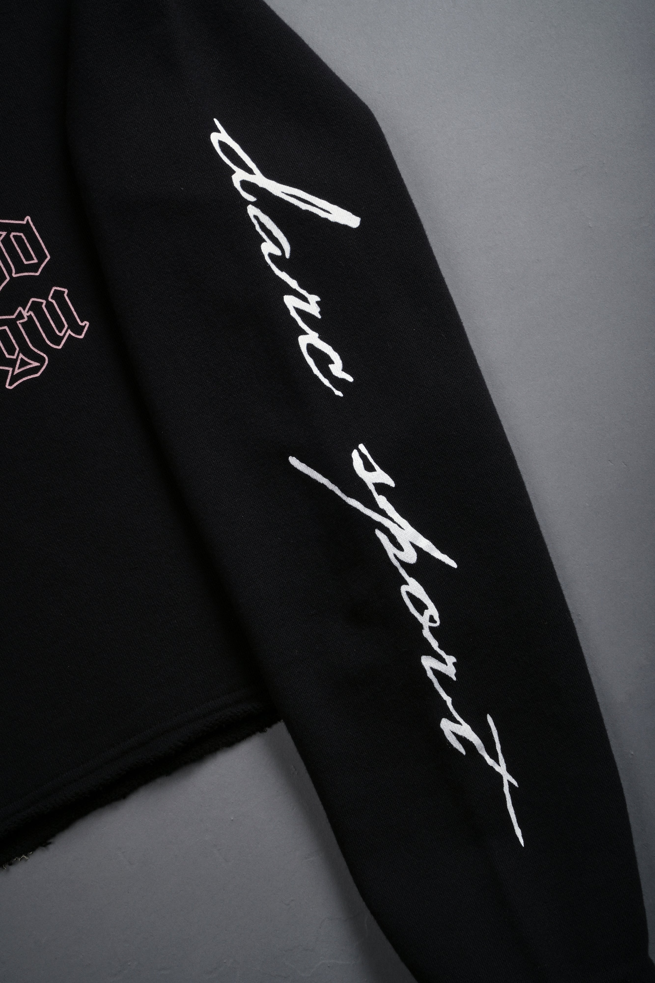 New Beginnings "Pierce" (Cropped) Hoodie in Black — imagem 8
