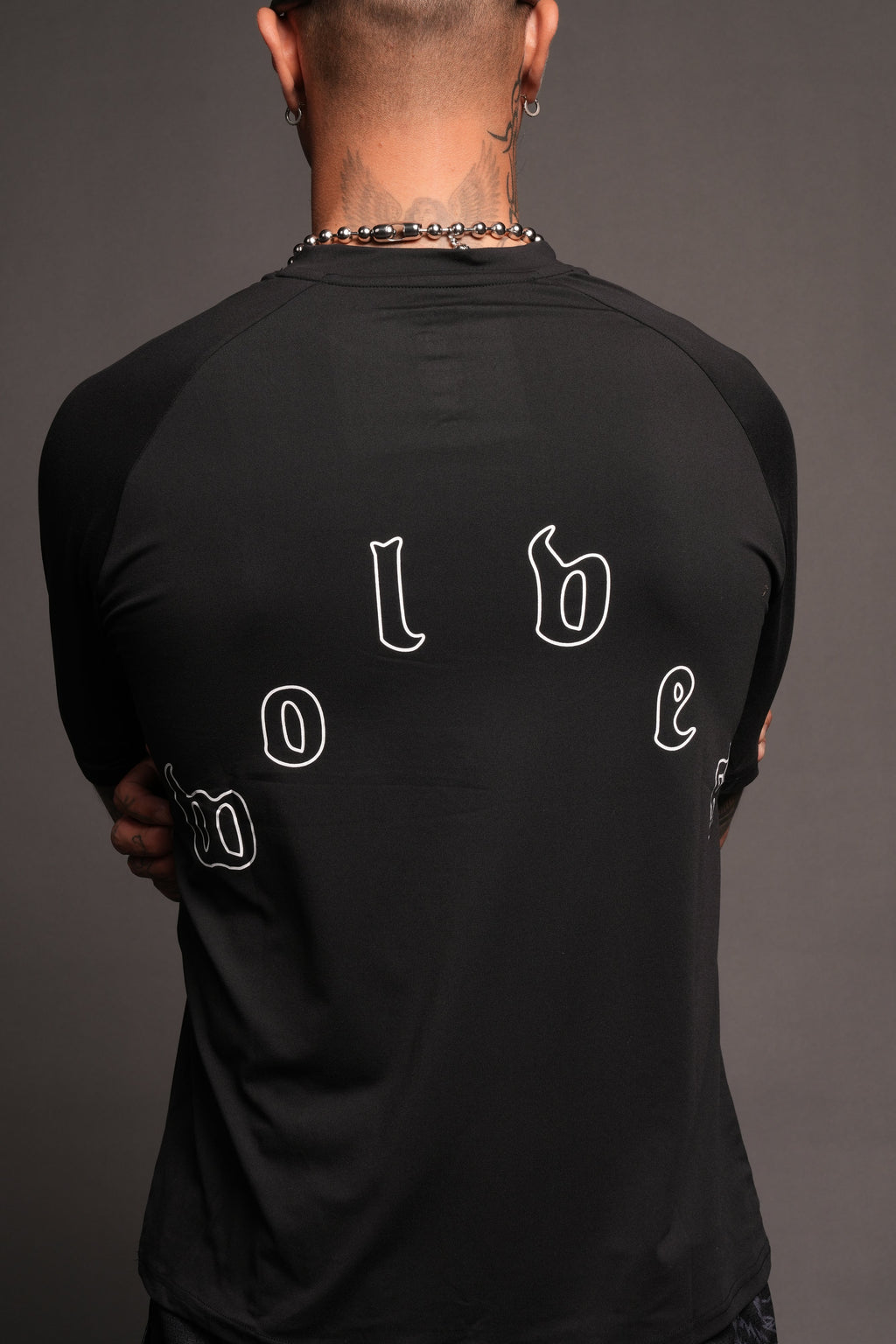 Wolves Pyramid V2 Dry Wolf Raglan Ss Tee In Black - imagem 8