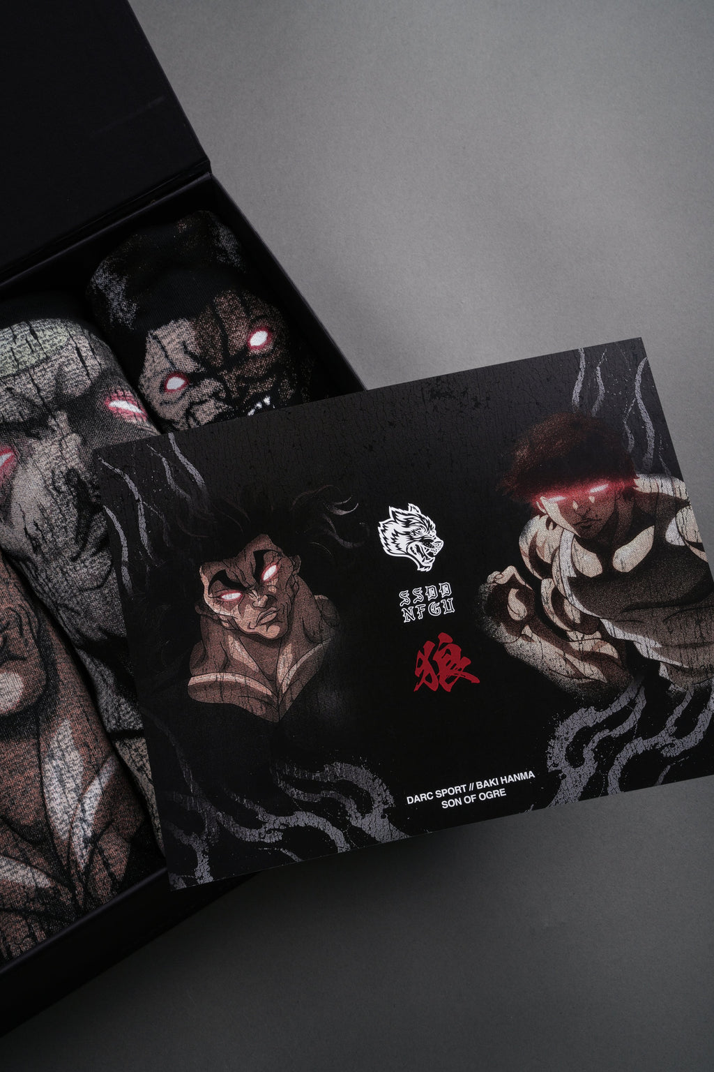 Baki Son of Ogre "Side-By-Side" Tee Box Set in Black — imagem 14