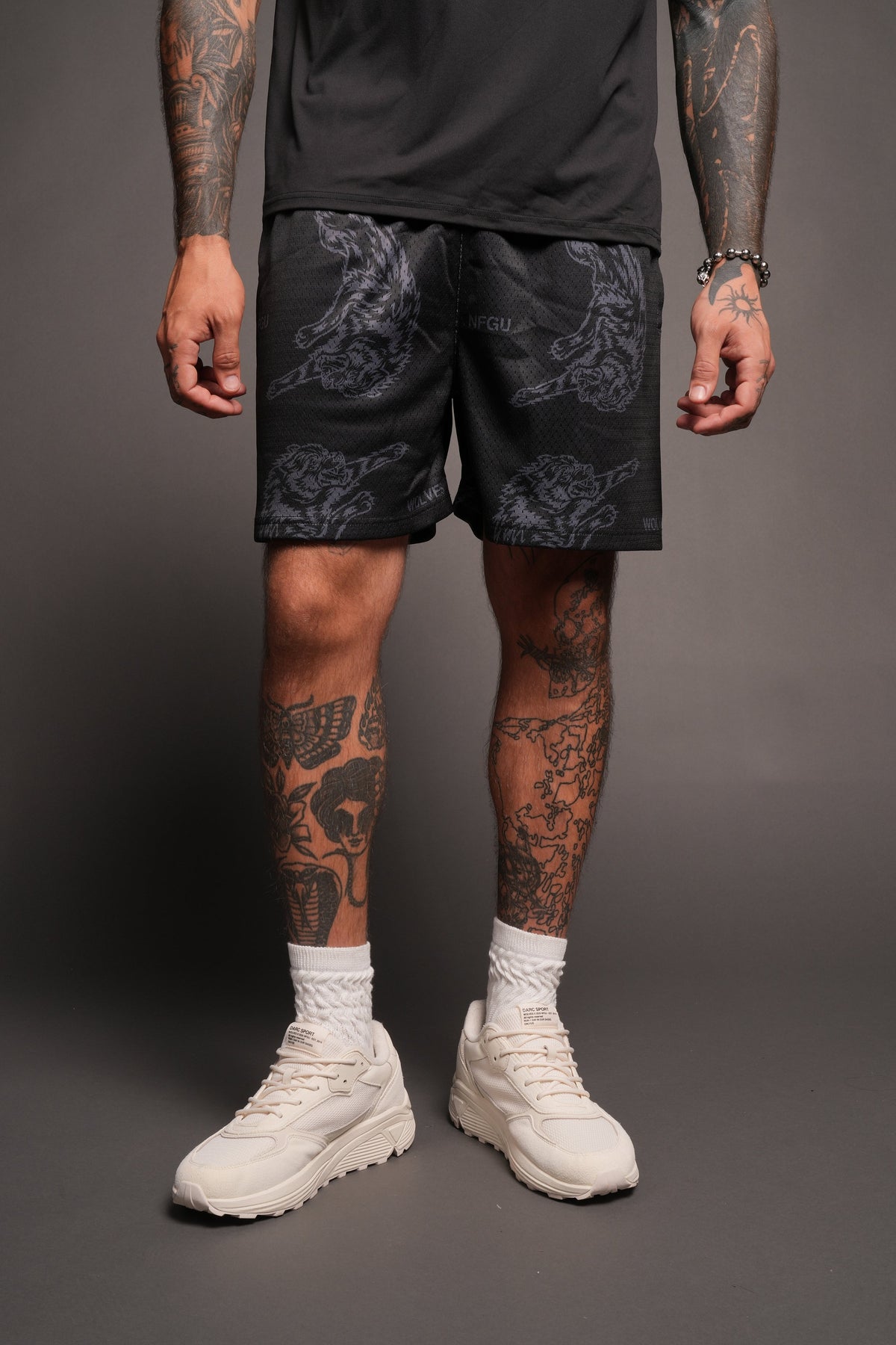 Leap Of Faith V2 Mesh Shorts In Black - imagem 2