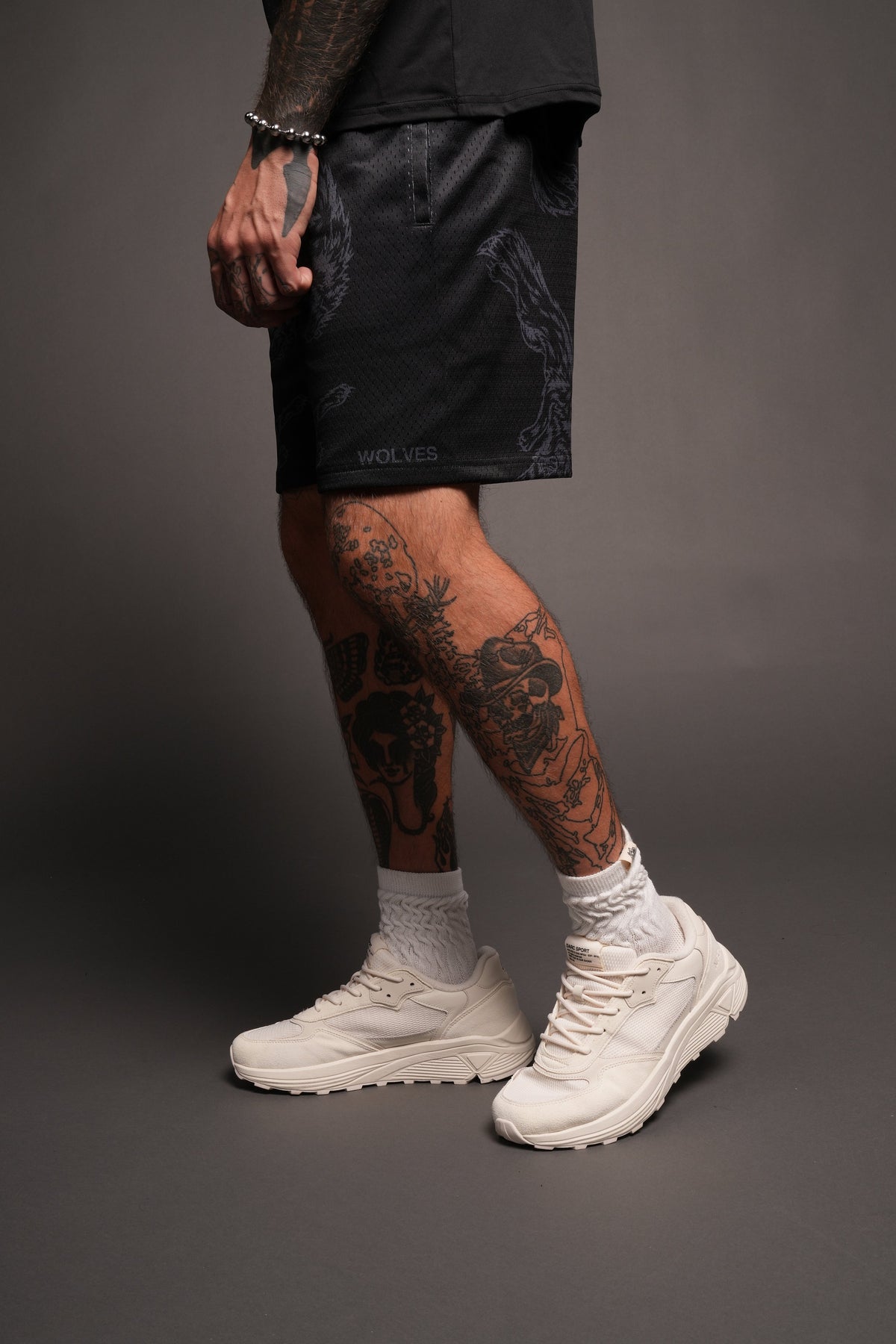 Leap Of Faith V2 Mesh Shorts In Black - imagem 4