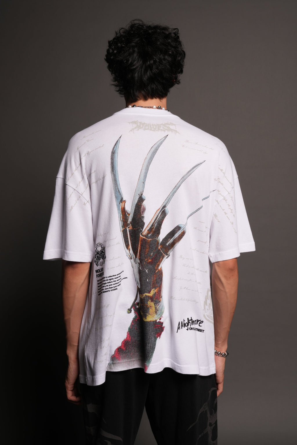 Dont Sleep Premium Oversized Tee In White
