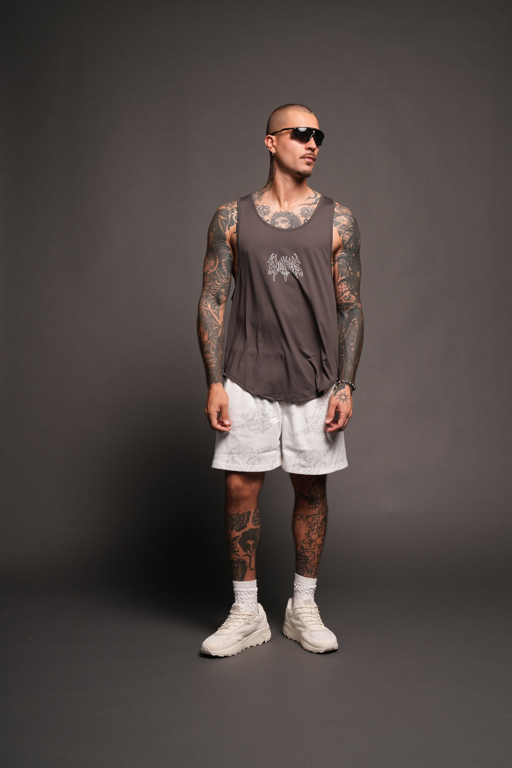 Leap Of Faith V2 Mesh Shorts In White - imagem 6