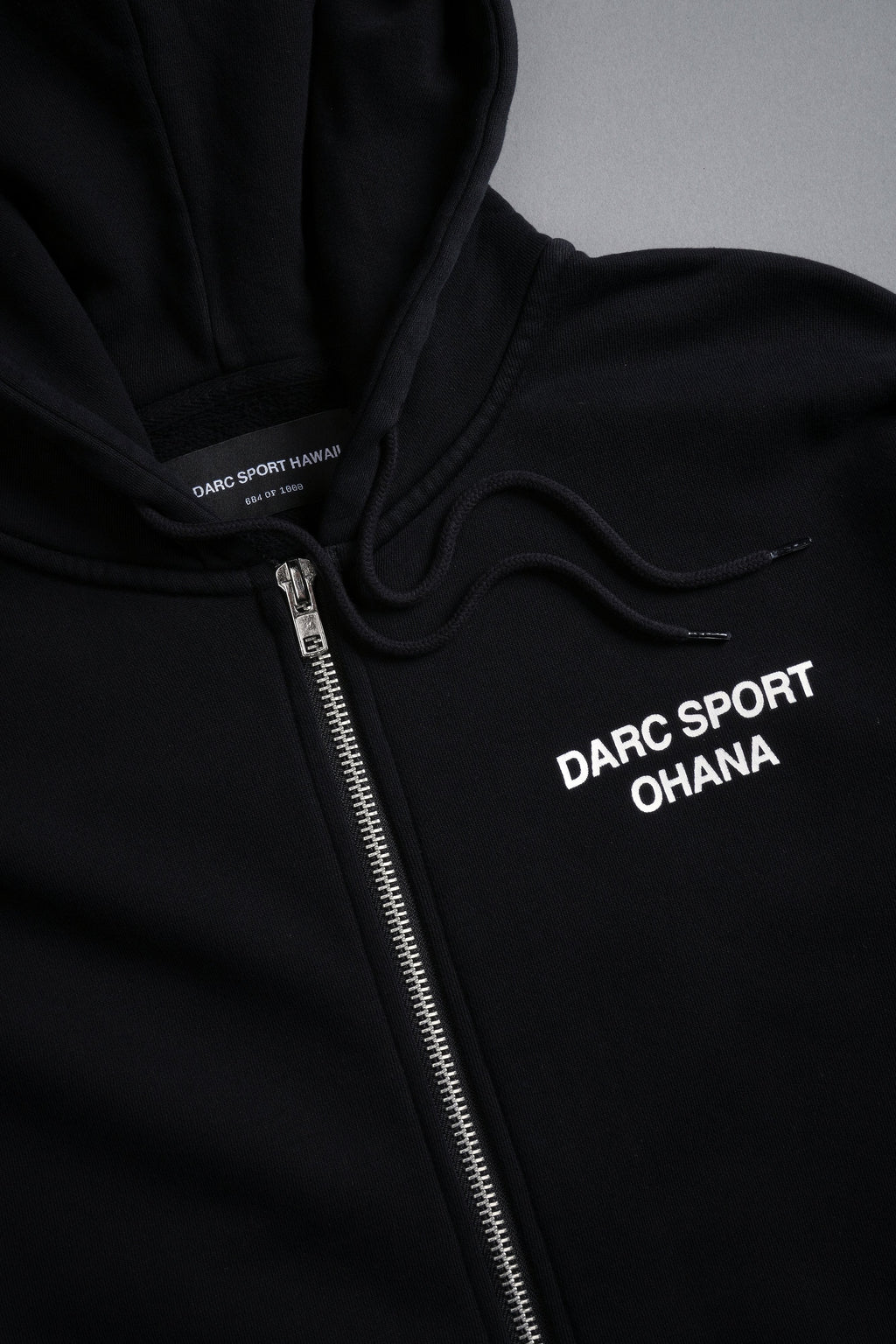 Darc Sport Ohana "Chambers" Zip Hoodie in Black — imagem 12