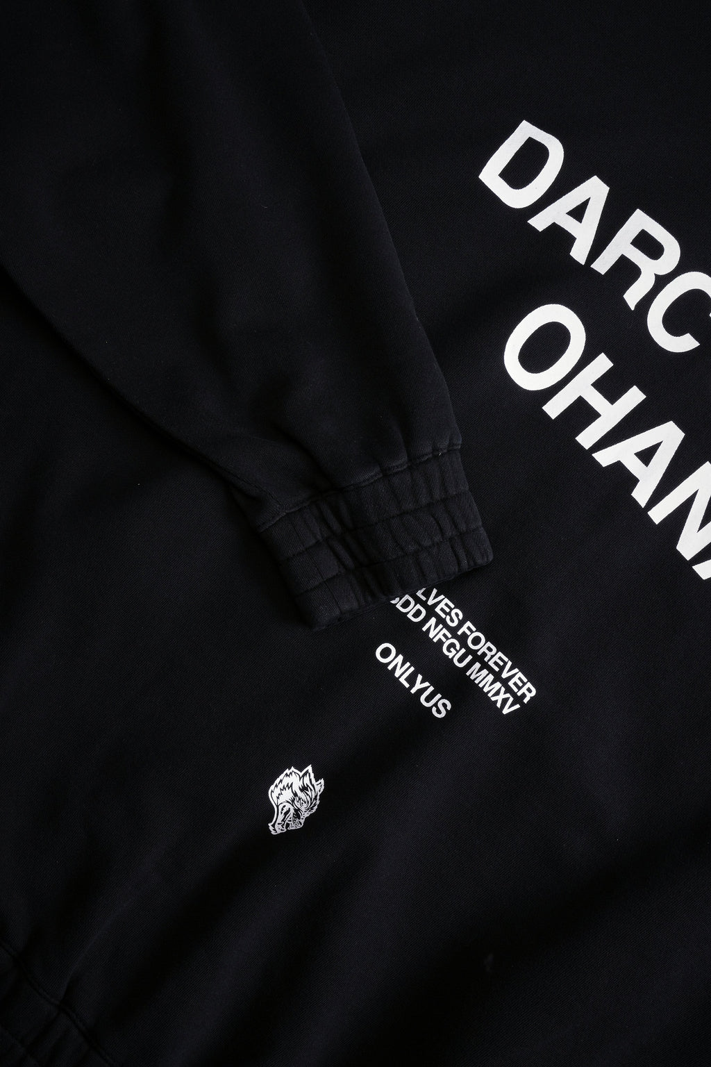 Darc Sport Ohana "Chambers" Zip Hoodie in Black — imagem 14