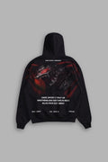 Berserker "Grunge" Hoodie in Black - imagem 1