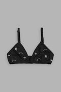 Verona Noir "Eva" Triangle Bralette in Black — imagem 1