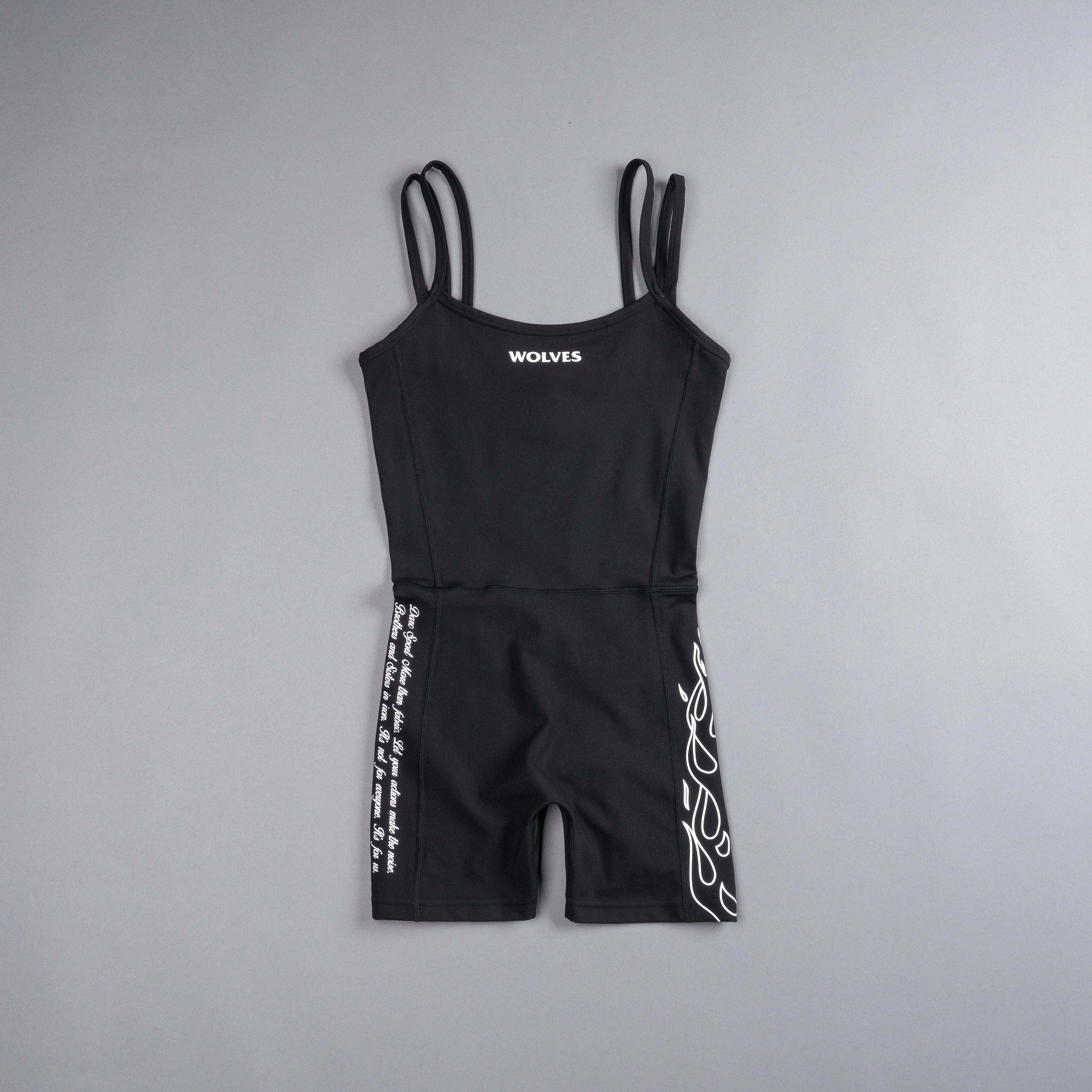 Flames Shay "Energy" Bodysuit in Black — imagem 5