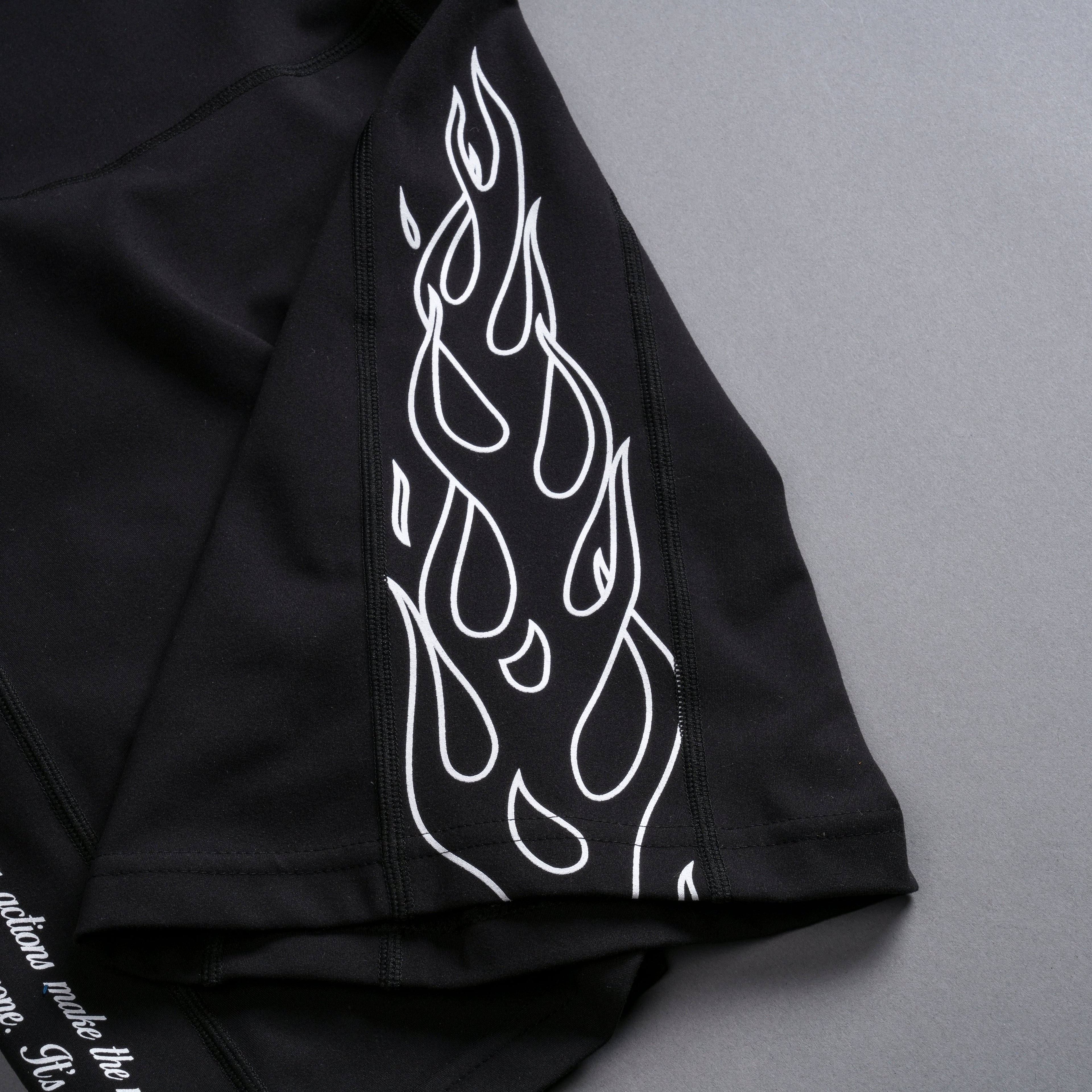 Flames Shay "Energy" Bodysuit in Black — imagem 7