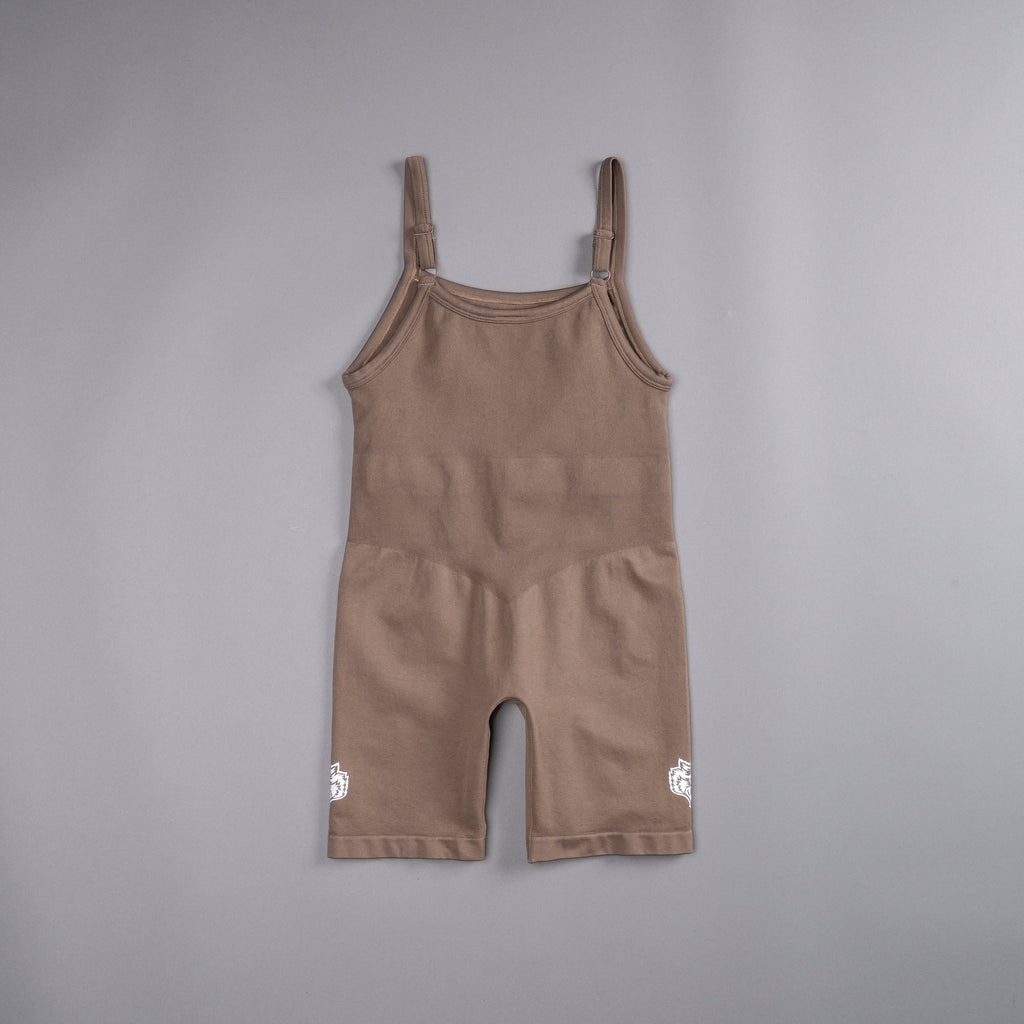 Western Wolves Sonya Seamless Bodysuit in Mojave Brown — imagem 4