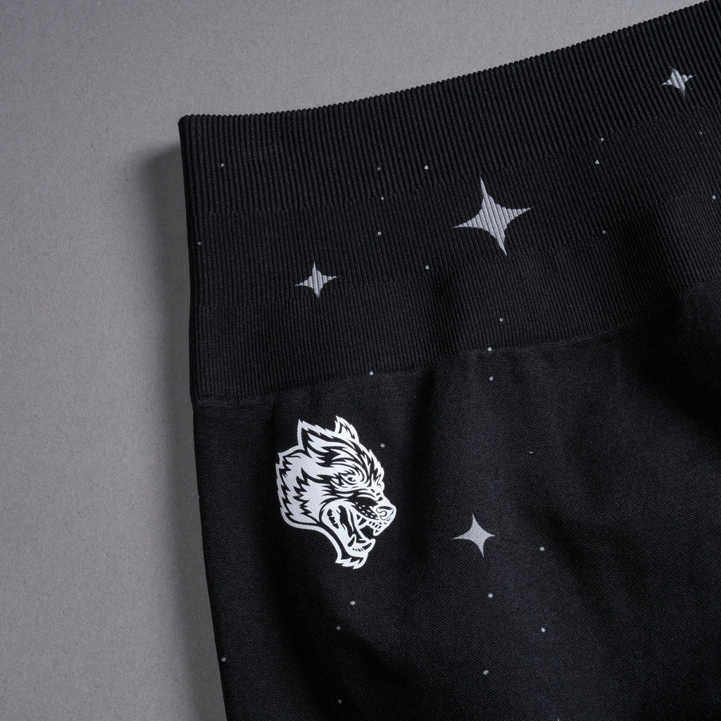 Throttle Everson Seamless "Sierra" Shorts in Black Starry Night — imagem 9
