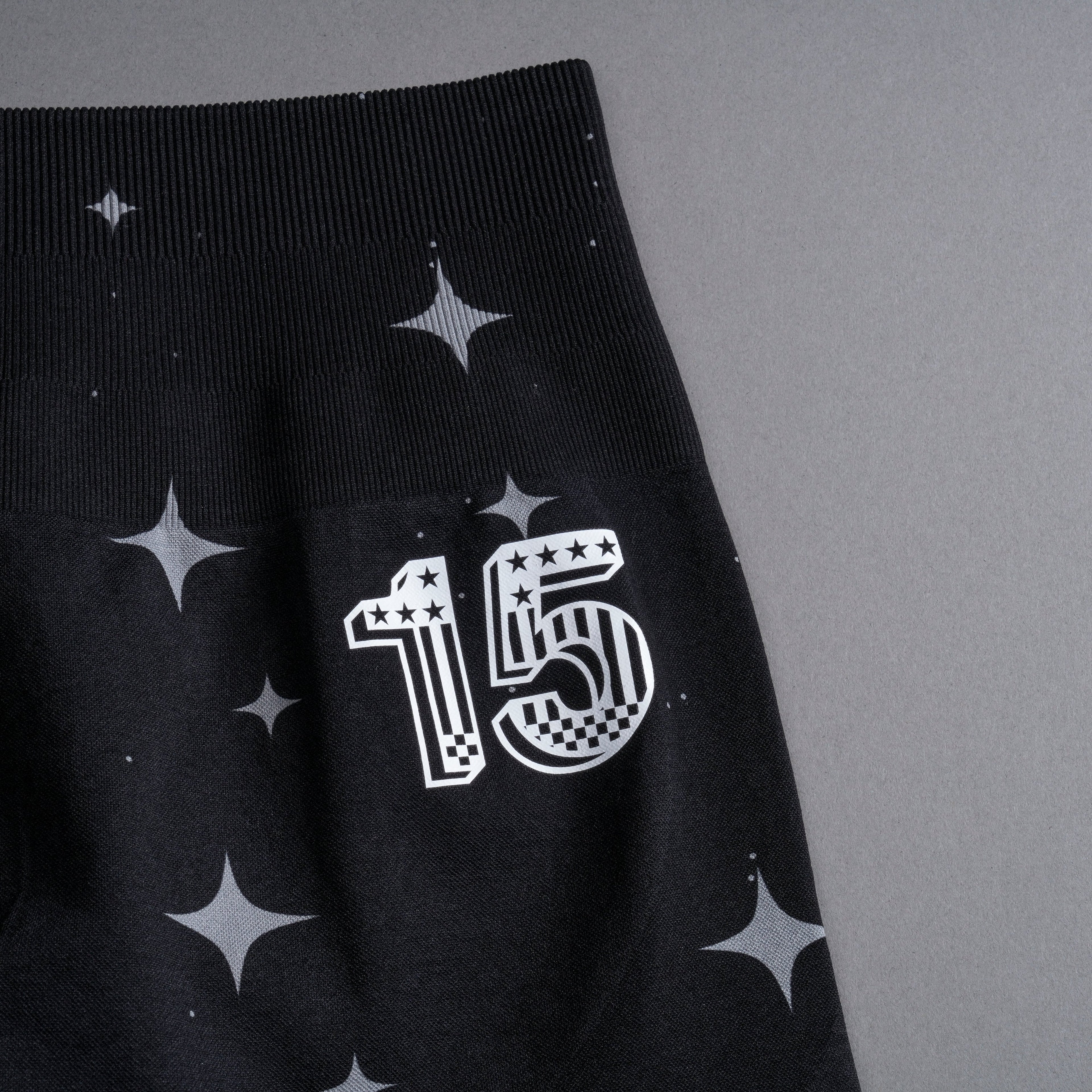 Throttle Everson Seamless "Sierra" Shorts in Black Starry Night — imagem 10