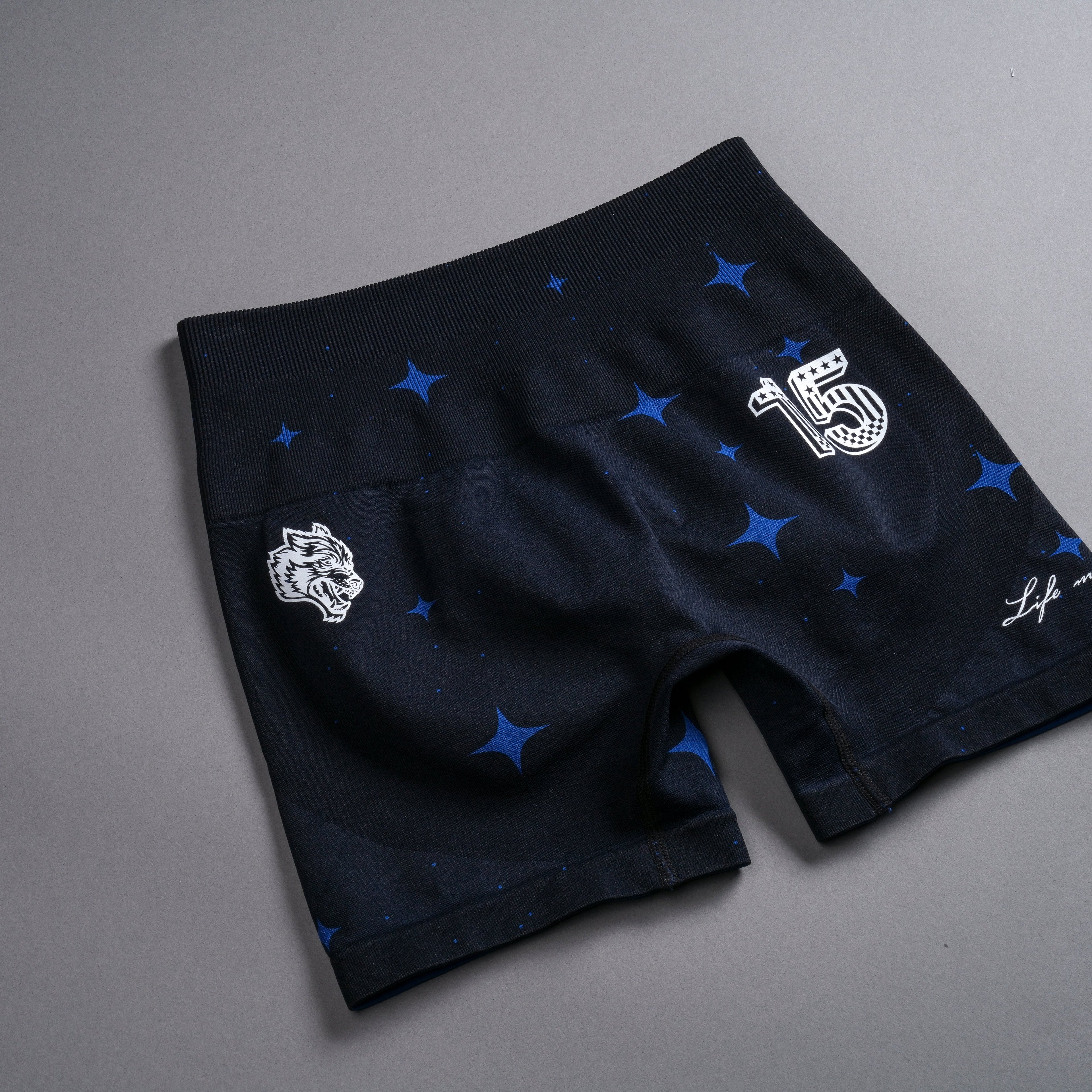 Throttle Everson Seamless "Sierra" Shorts in Darc Cobalt Starry Night — imagem 7