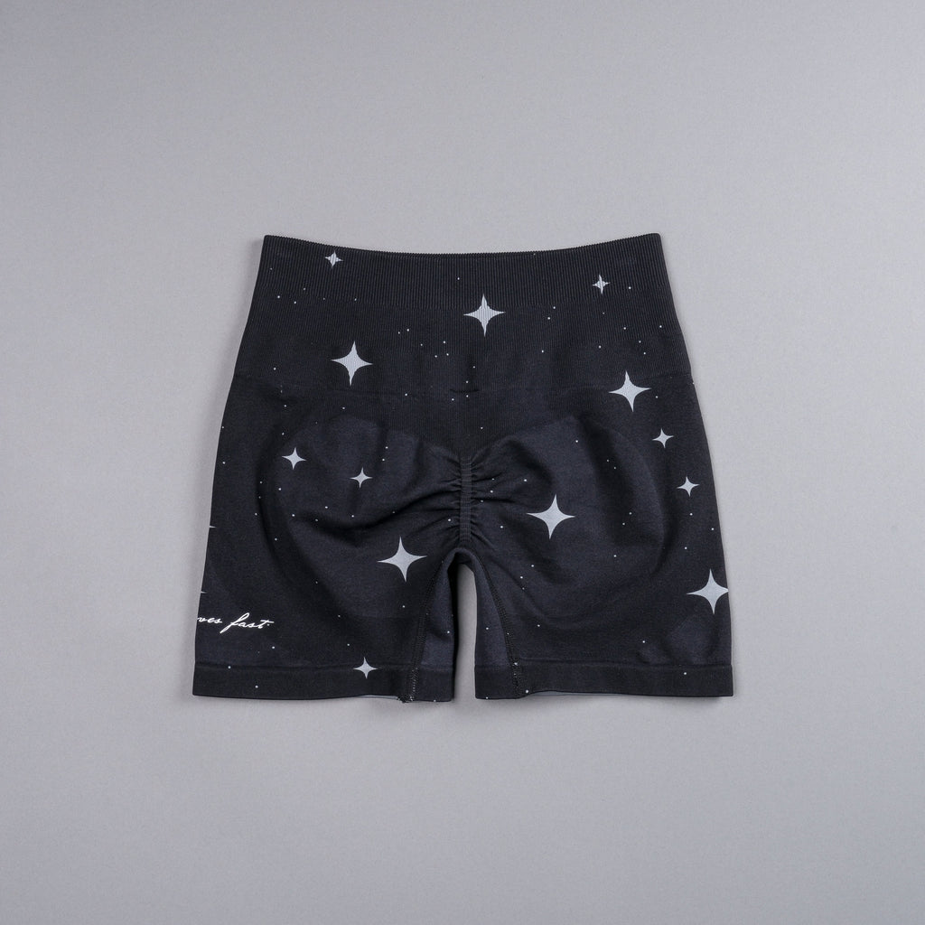 Throttle Everson Seamless "Sierra" Shorts in Black Starry Night — imagem 5