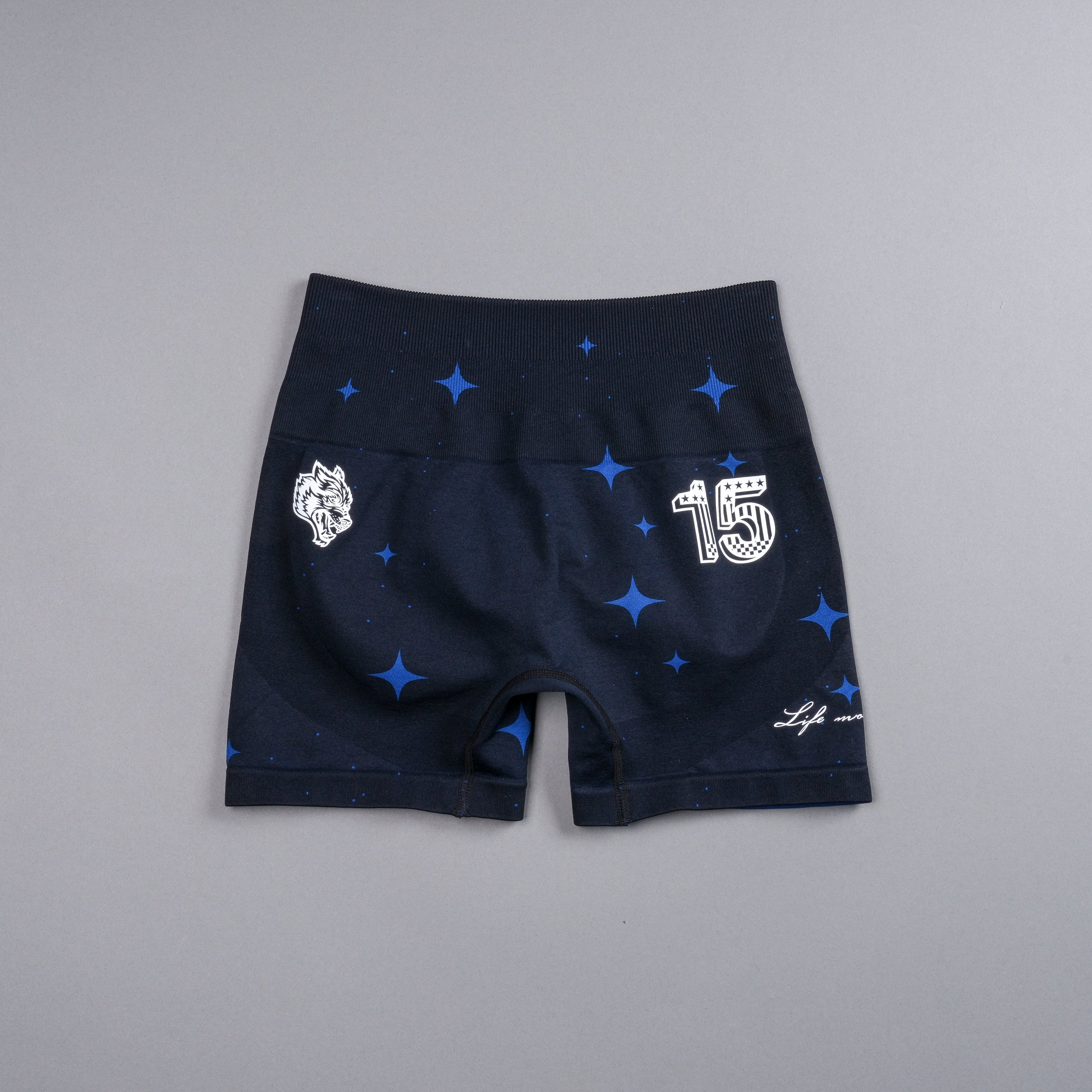 Throttle Everson Seamless "Sierra" Shorts in Darc Cobalt Starry Night — imagem 3