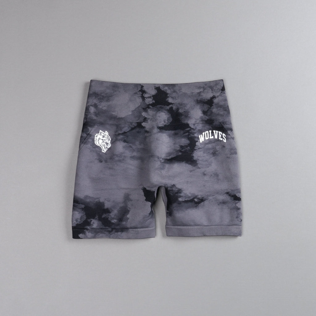 Loyalty Everson Seamless "Huxley" Shorts in Black Ghost Clouds — imagem 3