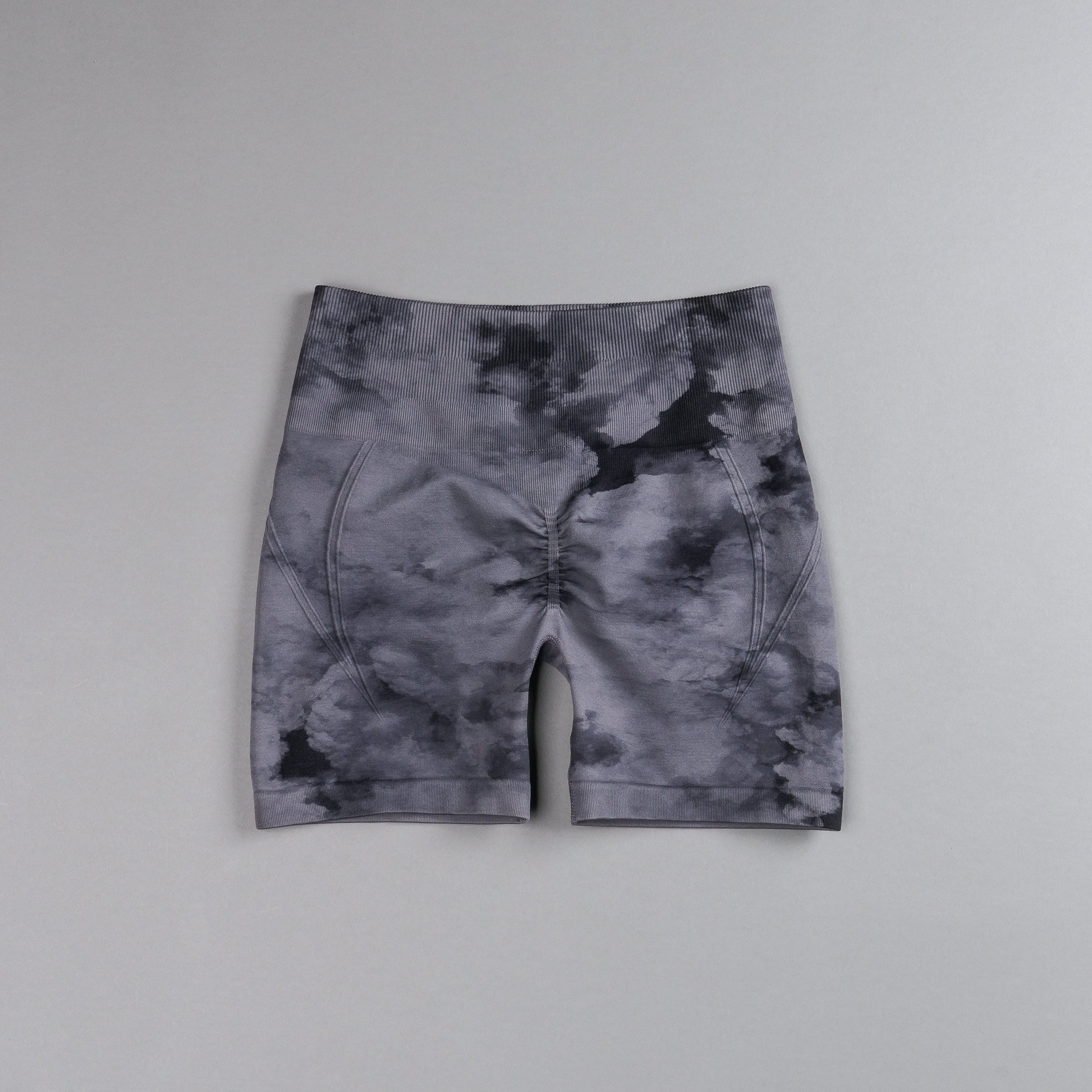 Loyalty Everson Seamless "Huxley" Shorts in Black Ghost Clouds — imagem 4