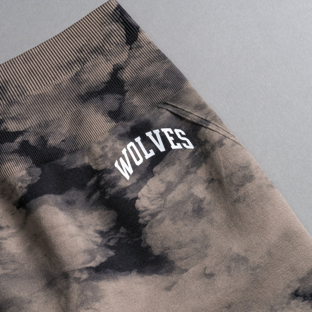 Loyalty Everson Seamless "Huxley" Shorts in Taupe Ghost Clouds — imagem 8