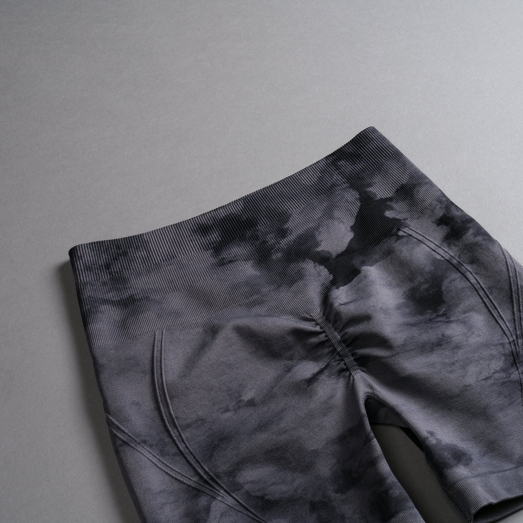 Loyalty Everson Seamless "Huxley" Shorts in Black Ghost Clouds — imagem 9