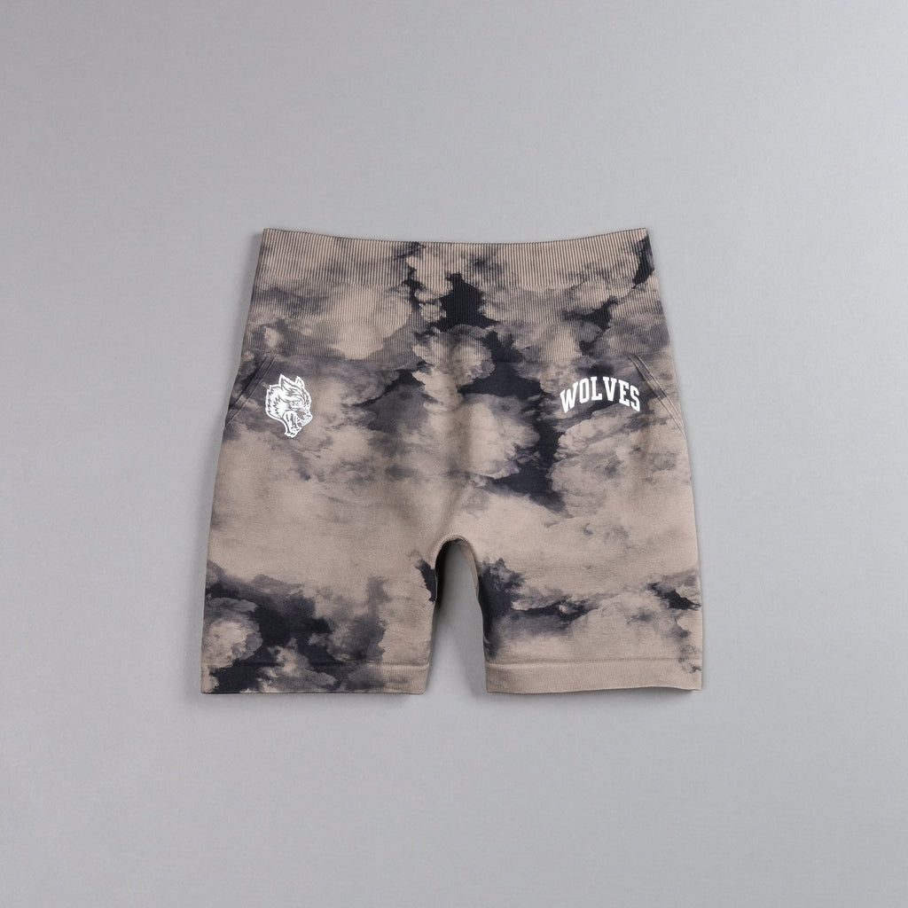 Loyalty Everson Seamless "Huxley" Shorts in Taupe Ghost Clouds — imagem 5