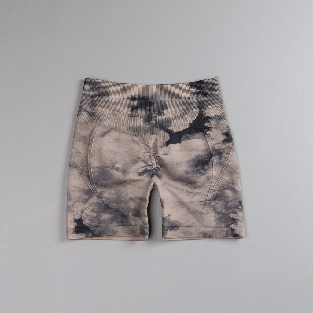 Loyalty Everson Seamless "Huxley" Shorts in Taupe Ghost Clouds — imagem 6