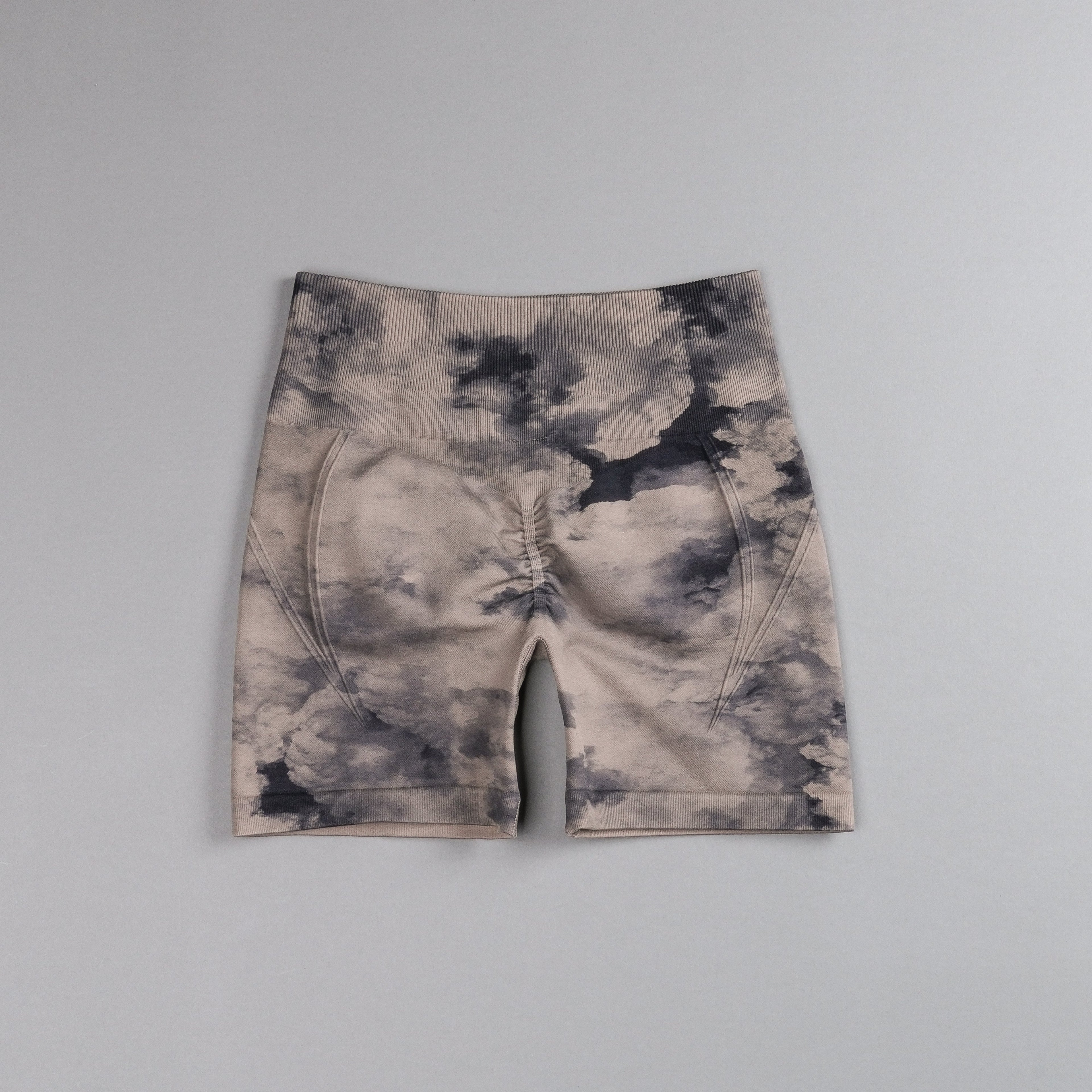 Loyalty Everson Seamless "Huxley" Shorts in Taupe Ghost Clouds — imagem 6