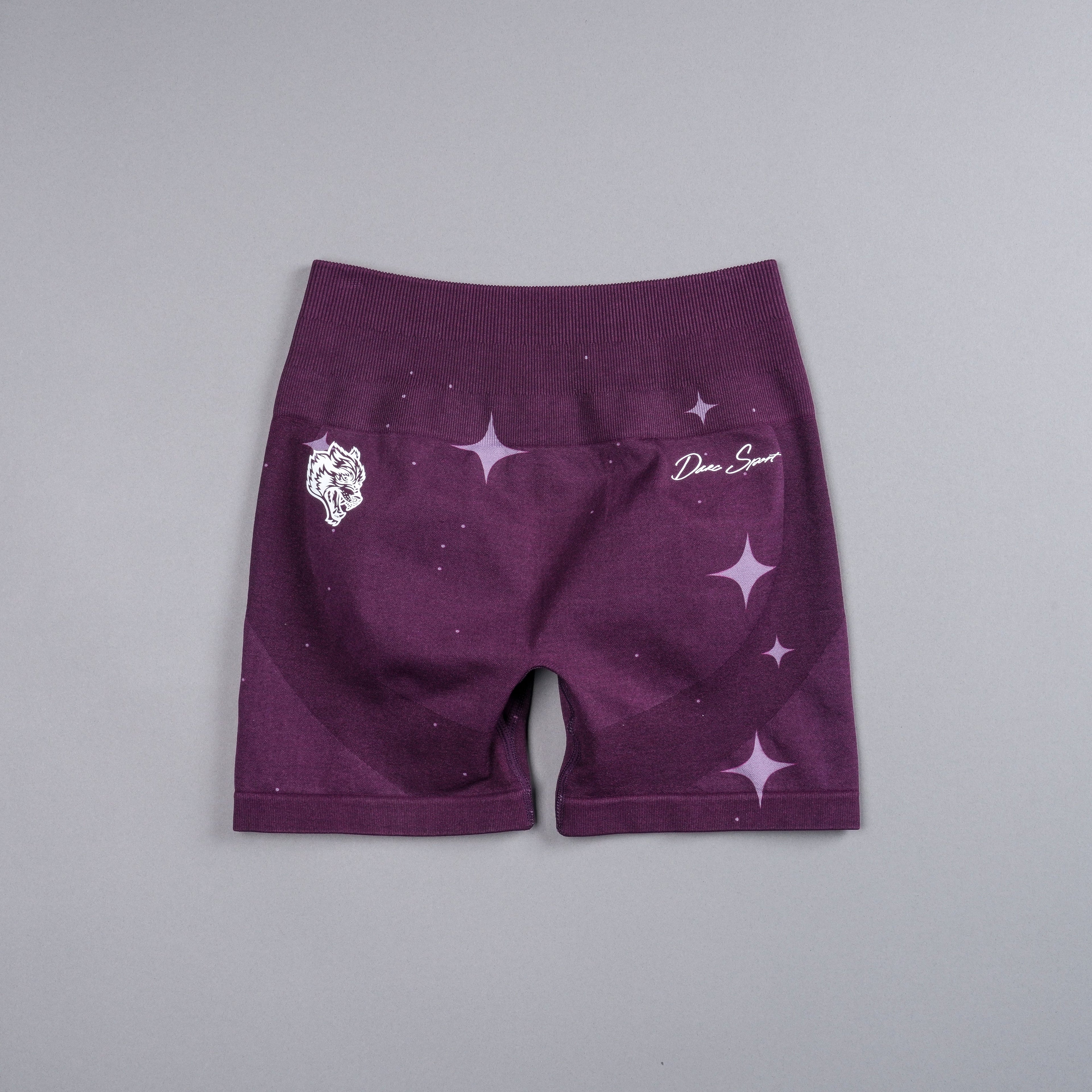Darc Script Everson Seamless "Training" Shorts in Plum Starry Night — imagem 11