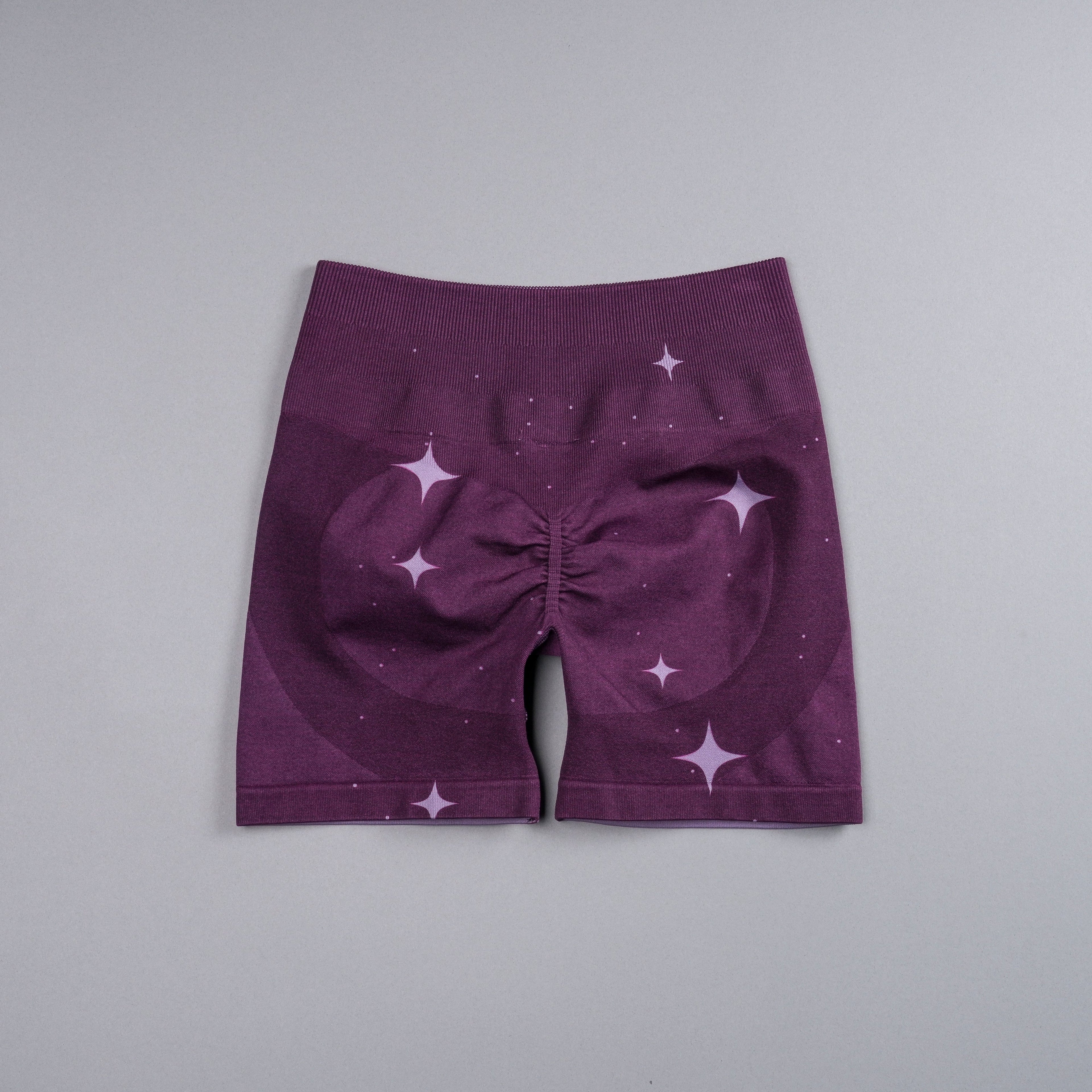 Darc Script Everson Seamless "Training" Shorts in Plum Starry Night — imagem 12