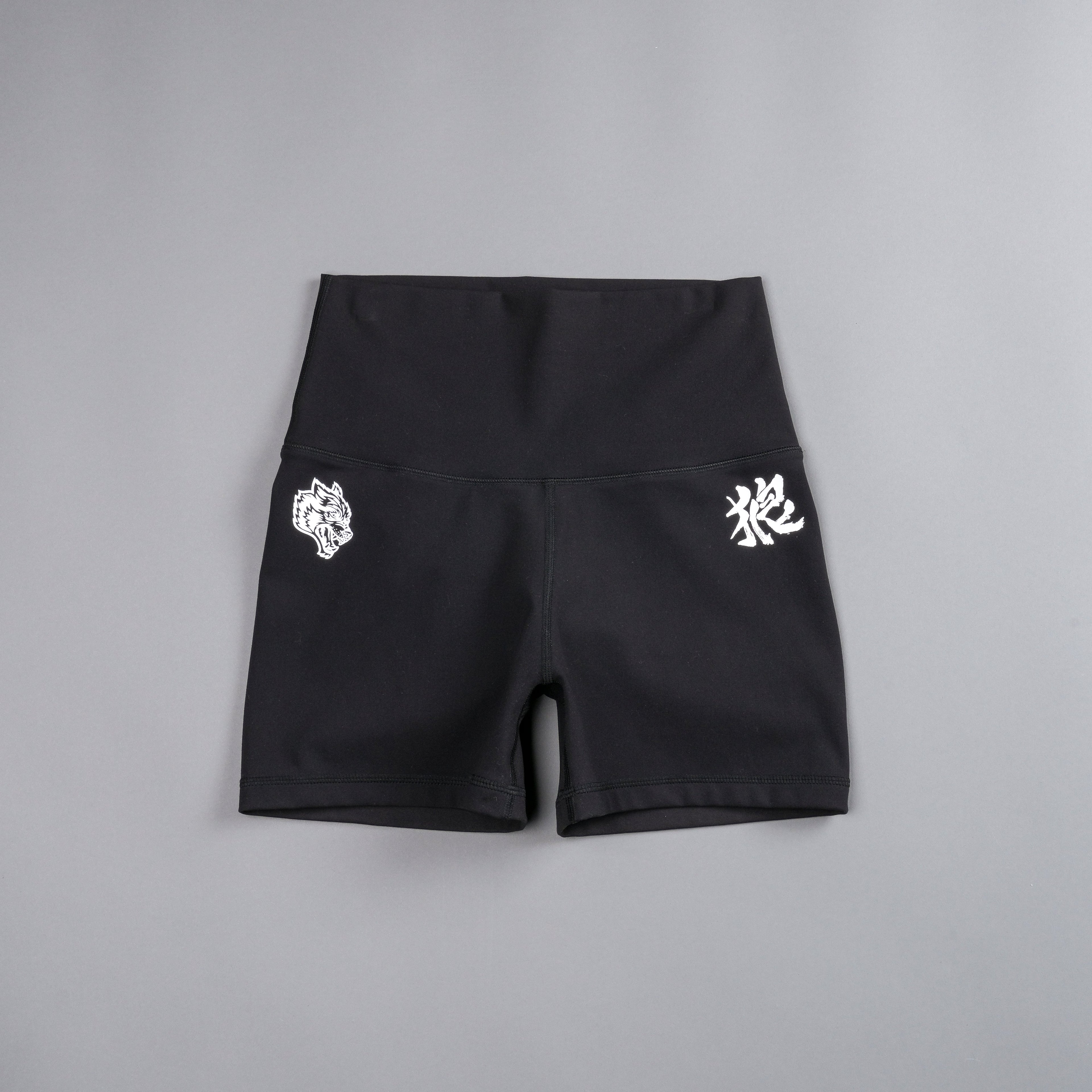 Wolf Kanji "Energy" Pump Shorts in Black — imagem 3