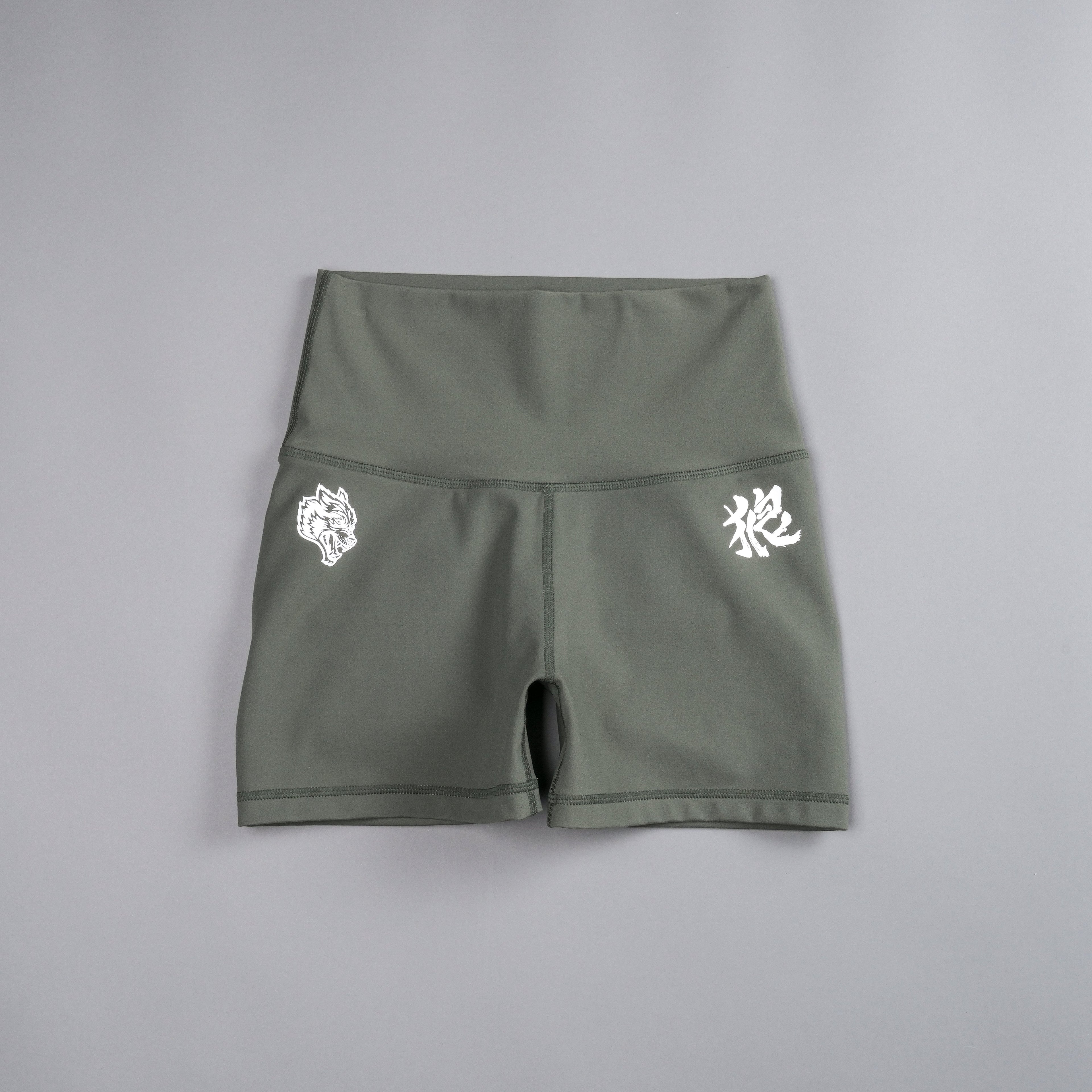 Wolf Kanji "Energy" Pump Shorts in Pine Green — imagem 3