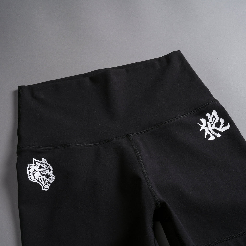 Wolf Kanji "Energy" Pump Shorts in Black — imagem 8